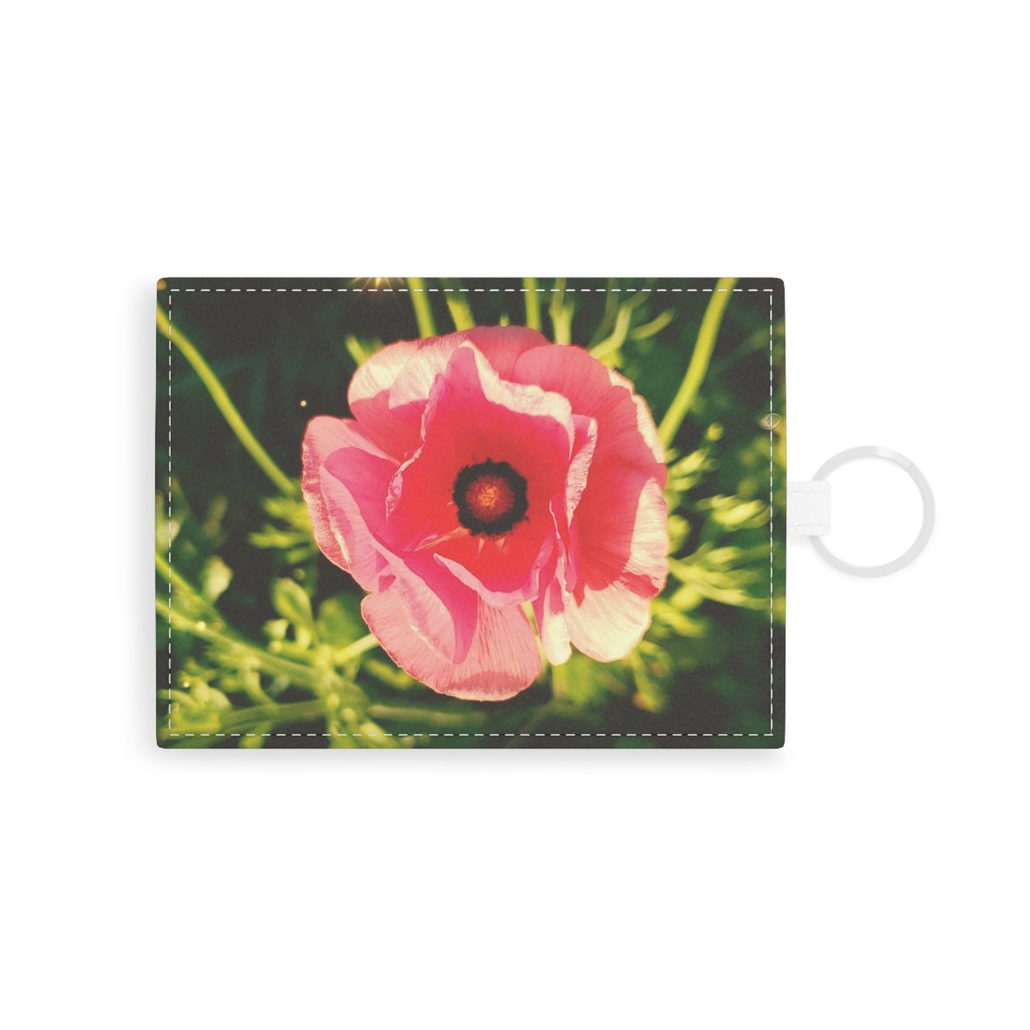 Pink Leather Card Holder (Enchanted Exposures By Tammy Lyne)