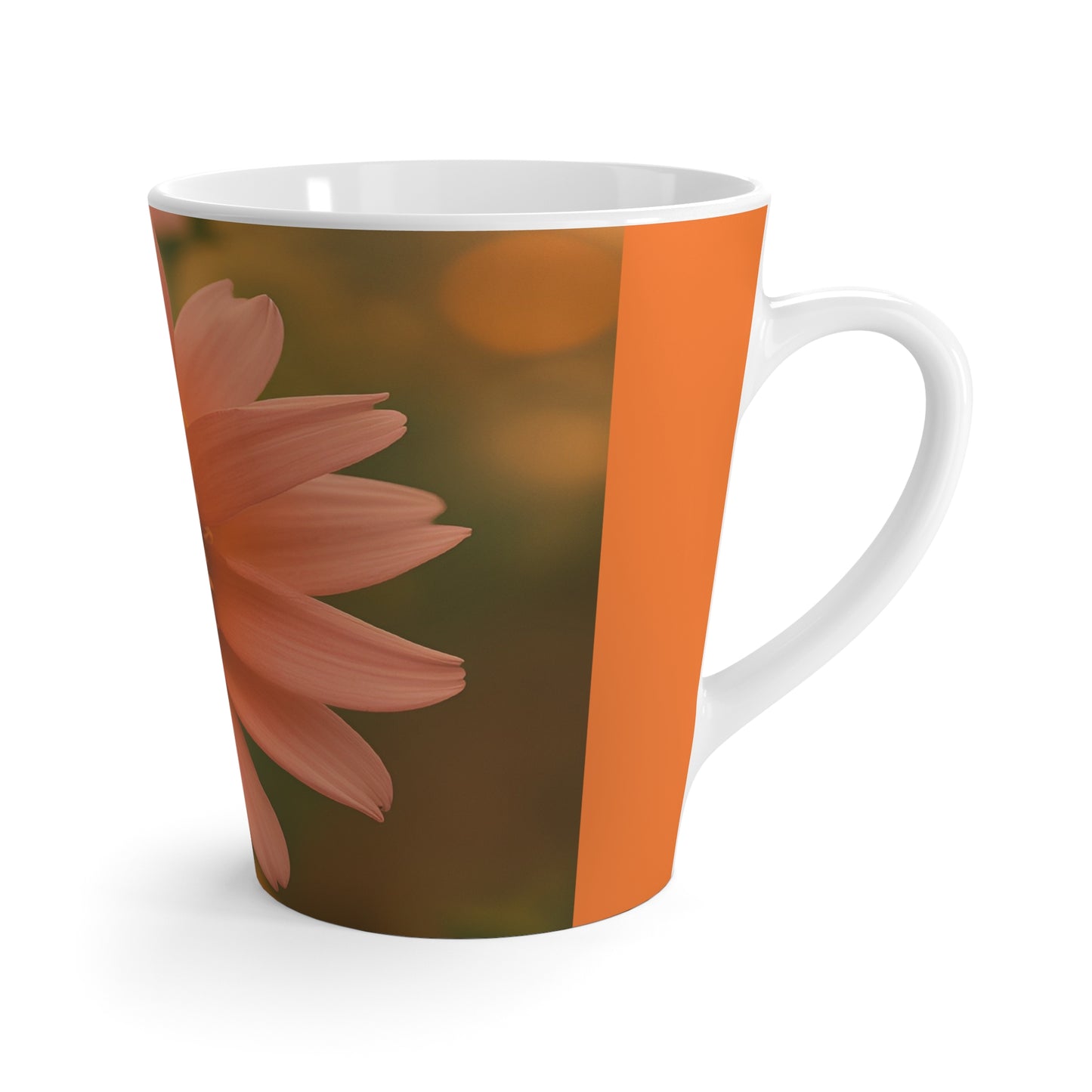Peach Daisy Latte Mug (SP Photography Collection)