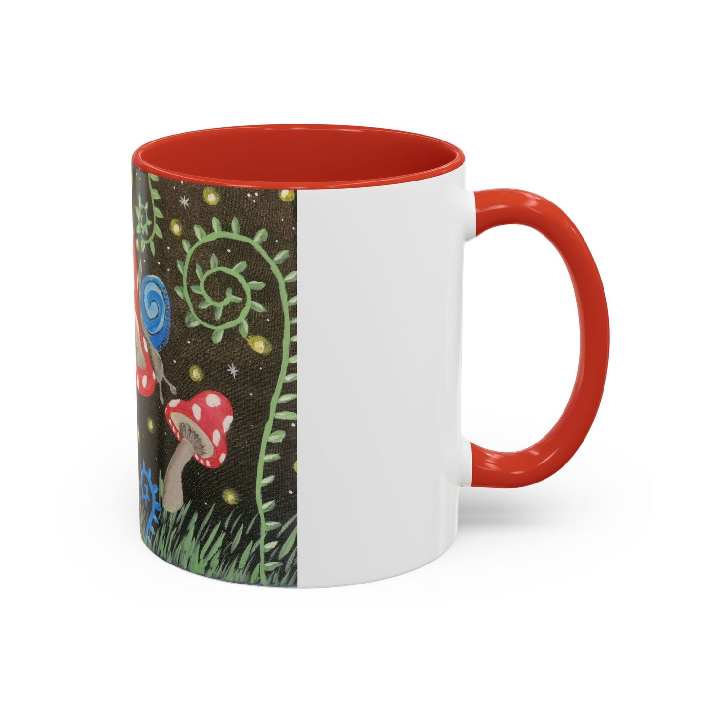 Magical Mushrooms Accent Coffee Mug, 11oz (Brookson Collection)