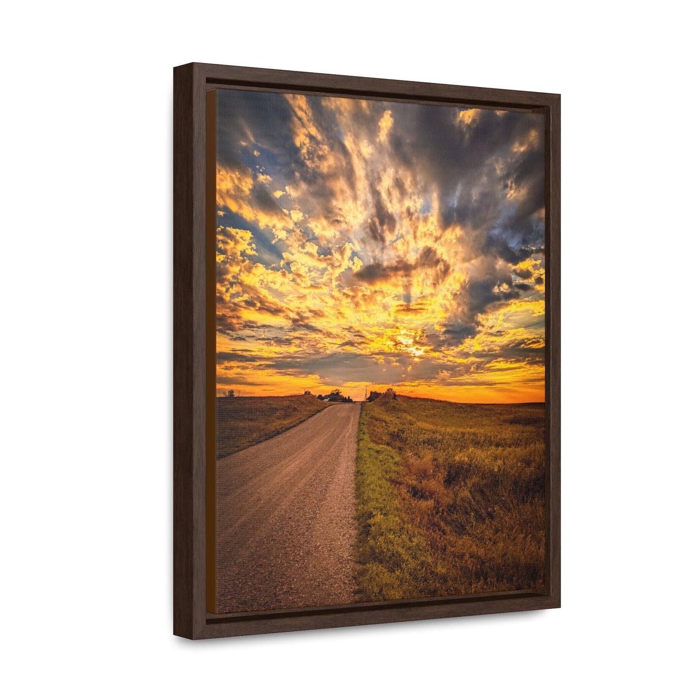 Sunset Road Canvas Wraps, Vertical Frame (SP Photography Collection)