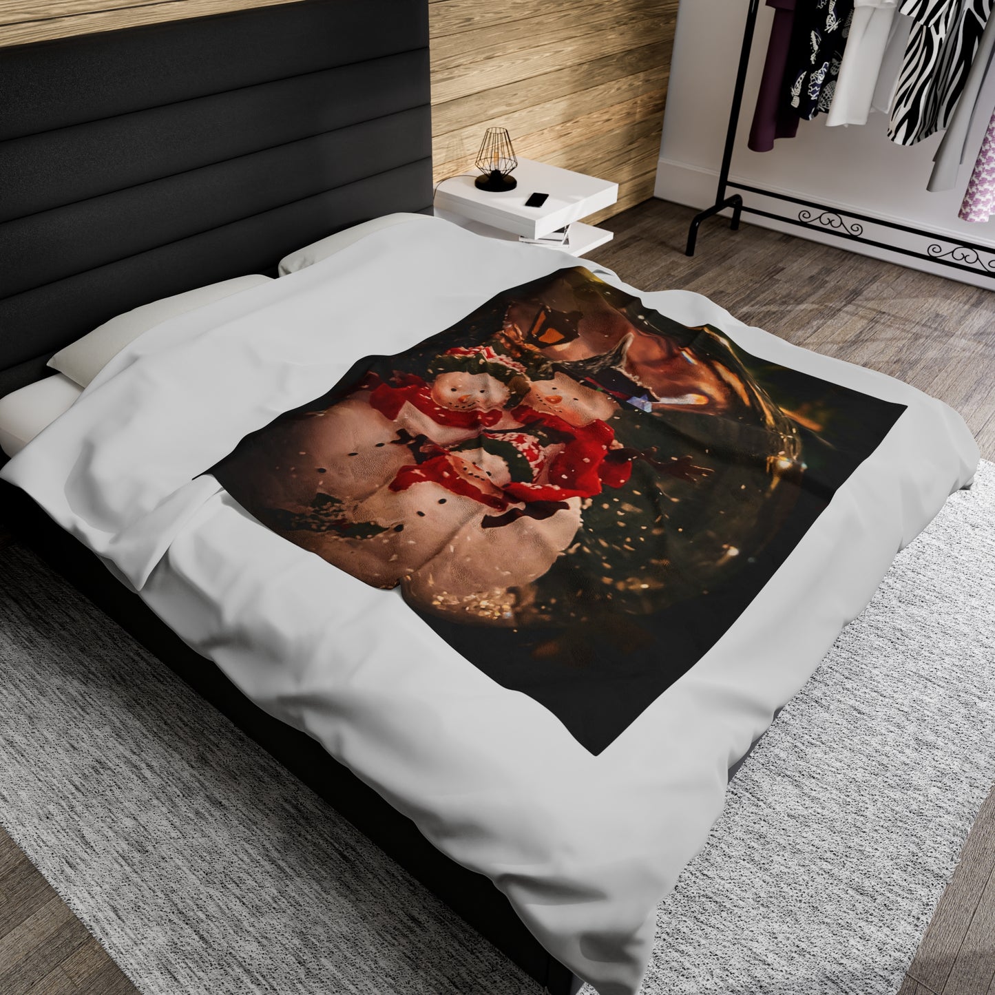 Snow Globe Velveteen Plush Blanket (SP Photography Collection)