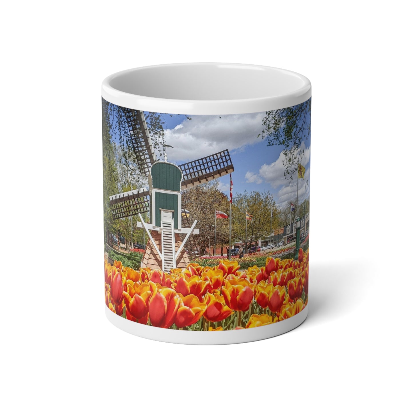 Windmill Garden Jumbo Mug, 20oz (SP Photography Collection)