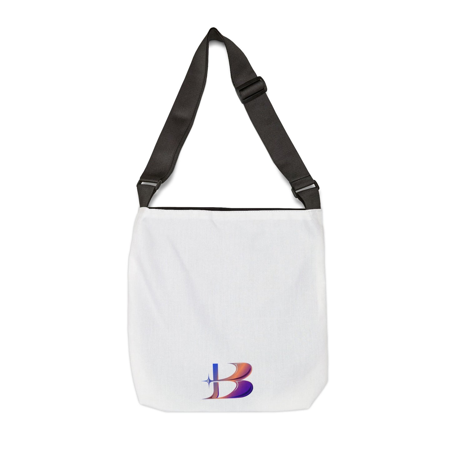 Smell The Flowers Adjustable Tote Bag (aiB & J Collections) PURPLE