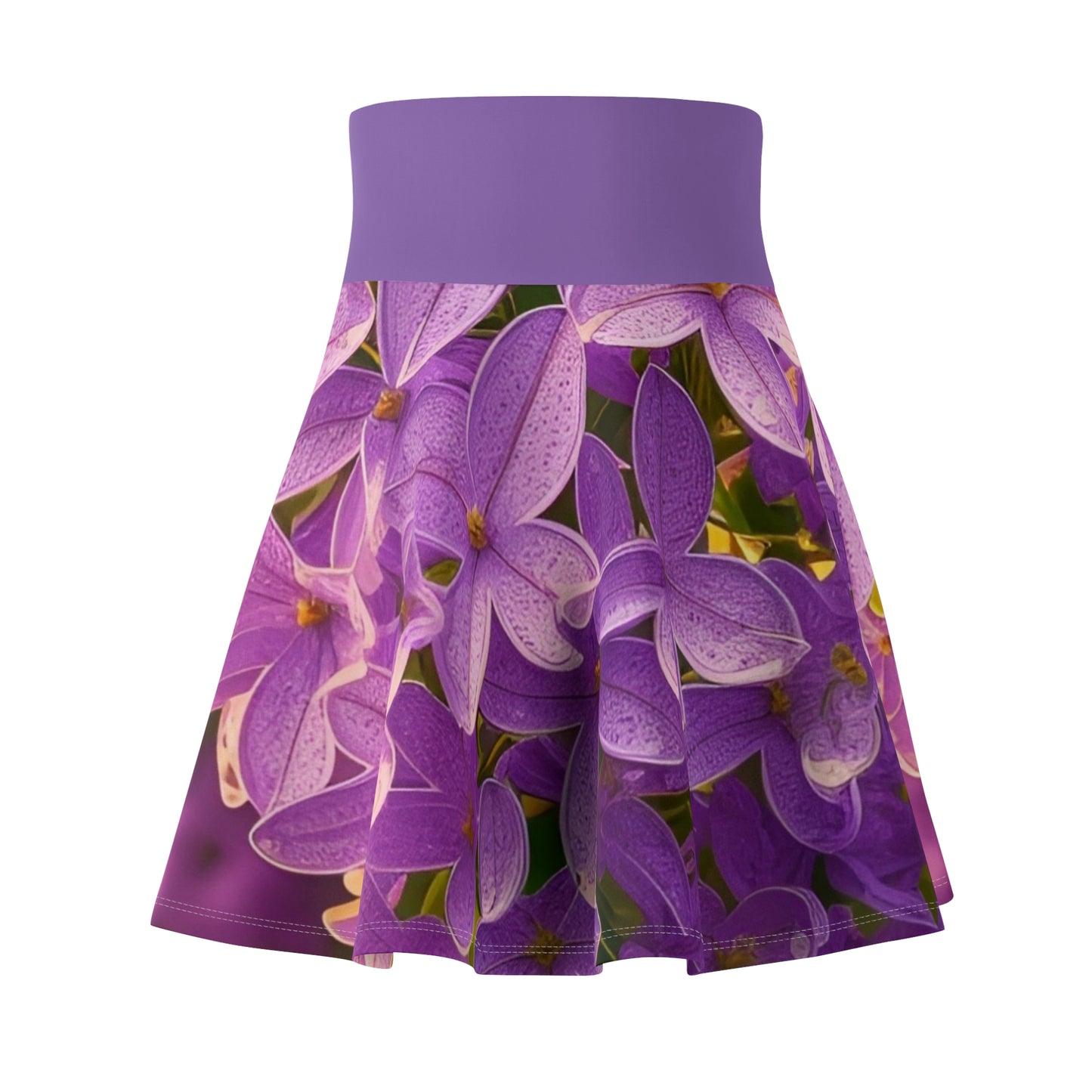 Purple Lilac Women's Skater Skirt (SP Photography Collection)