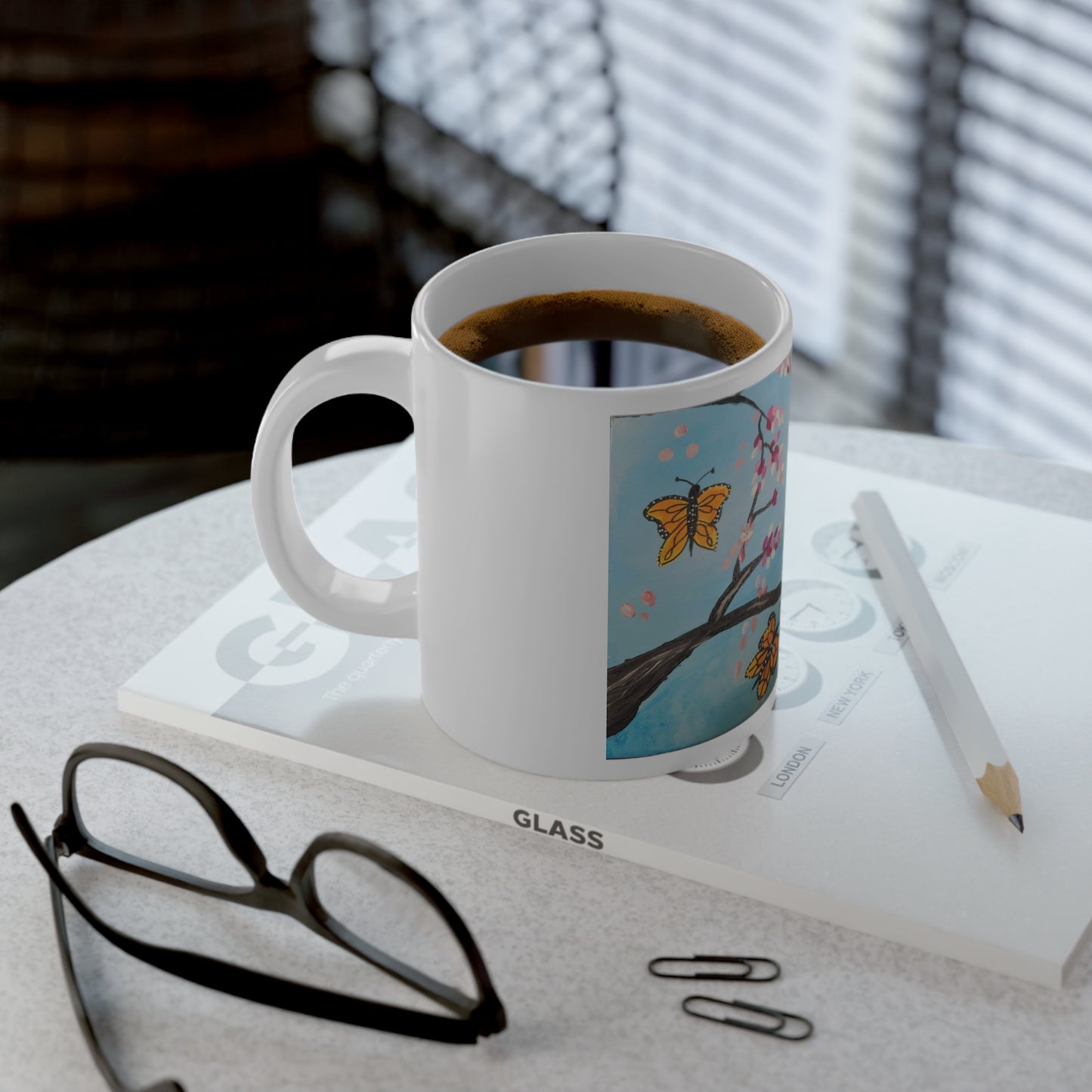 Monarchs Play Jumbo Mug, 20oz (Brookson Collection)