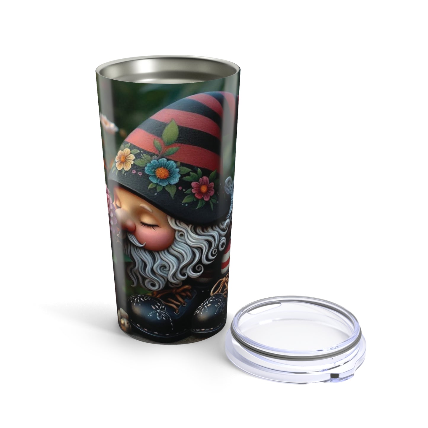 Flower Gnome Tumbler 20oz (aiB & J Collections)