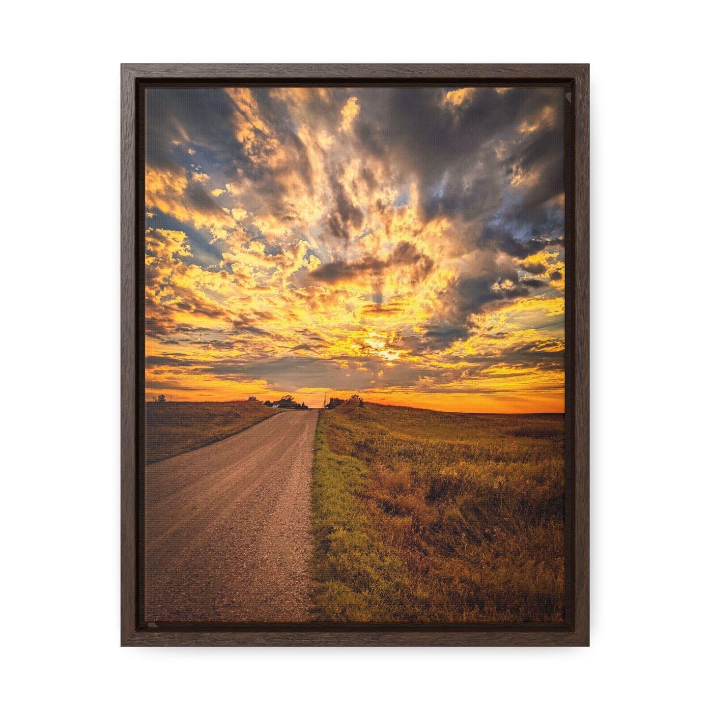 Sunset Road Canvas Wraps, Vertical Frame (SP Photography Collection)