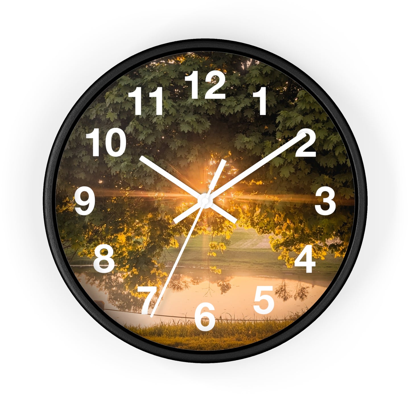 Sunset Pond Clock (SP Photography Collection)