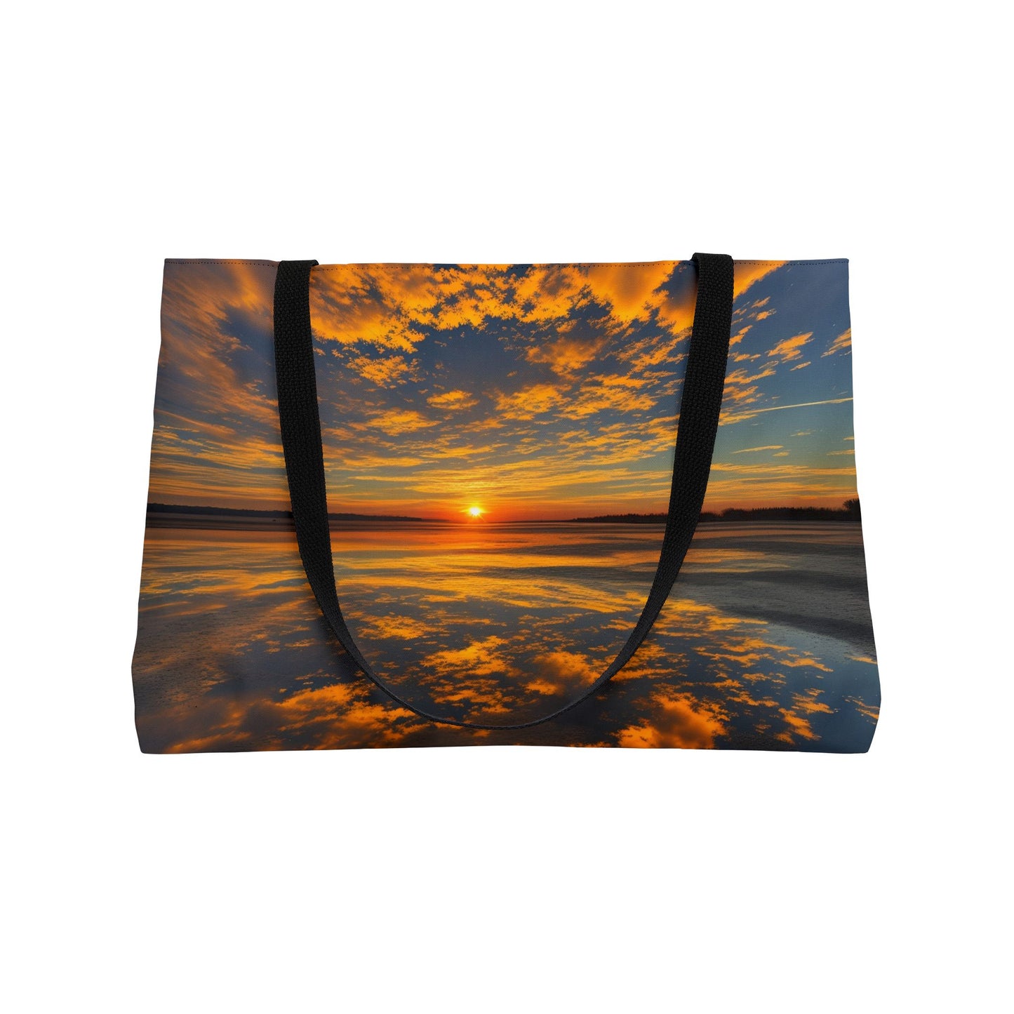 Orange Skies Weekender Tote Bag (SP Photography Collection) NAVY
