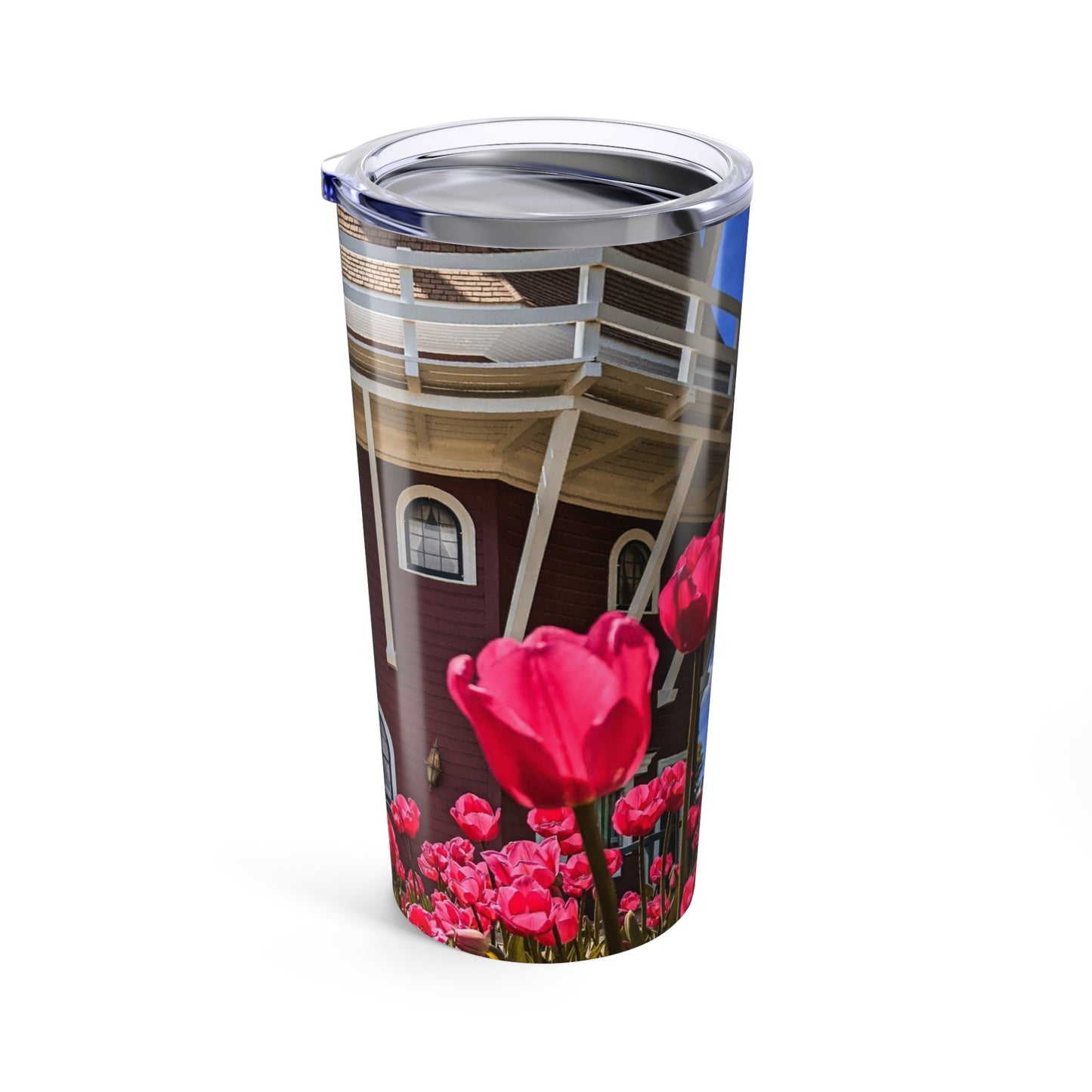 Windmill Pink Tulips Tumbler 20oz (SP Photography Collection)