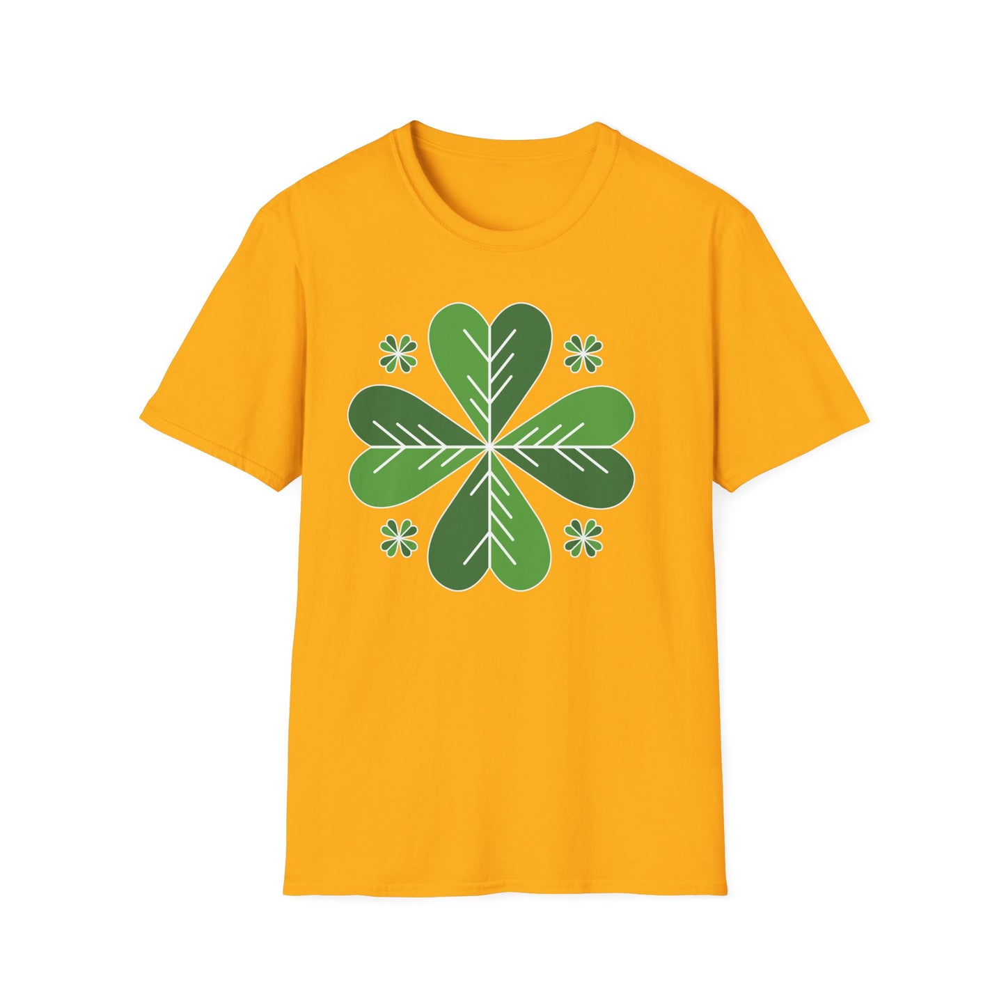 Clover Unisex Soft-style T-Shirt (B & J Collections)
