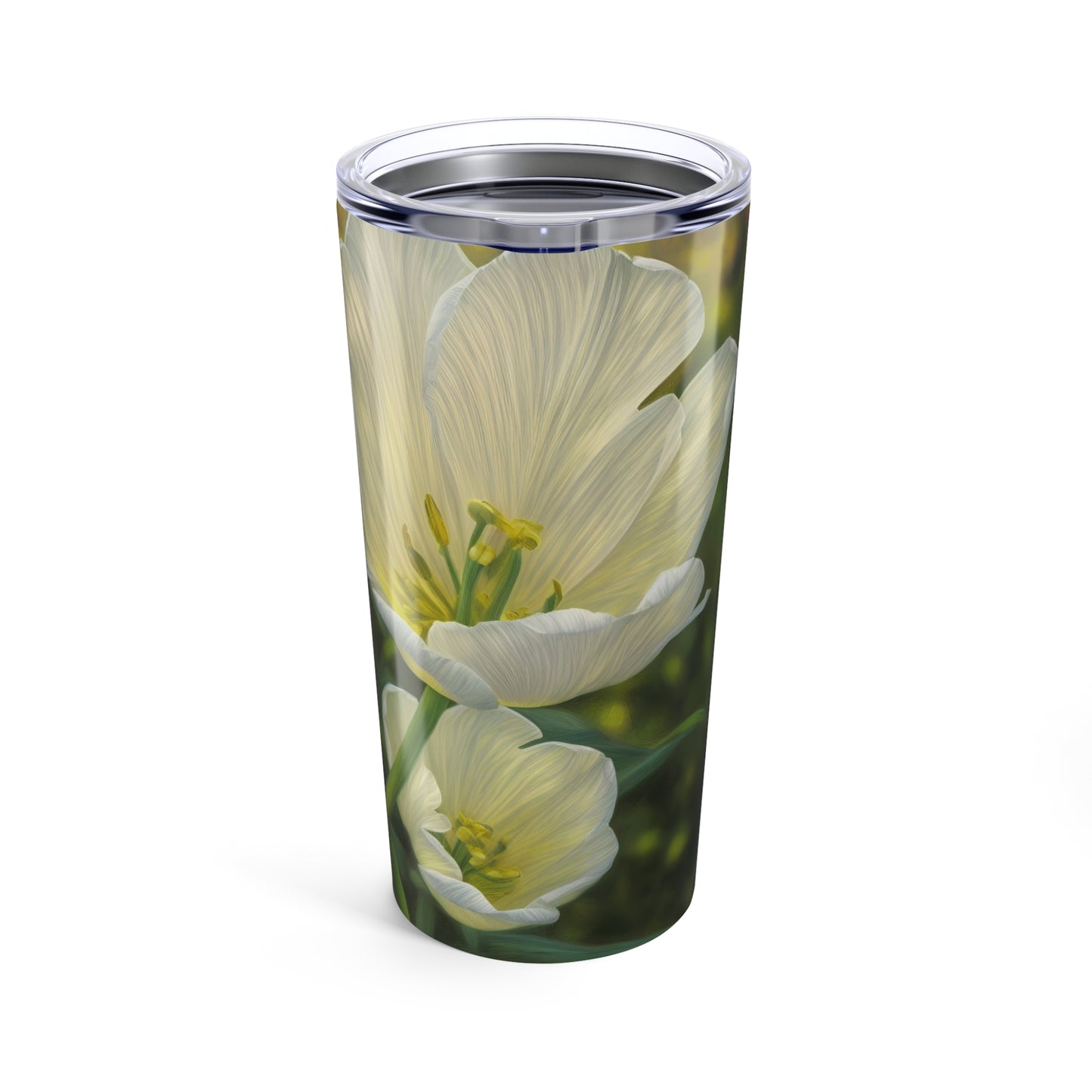 White Tulip Tumbler 20oz (SP Photography Collection)