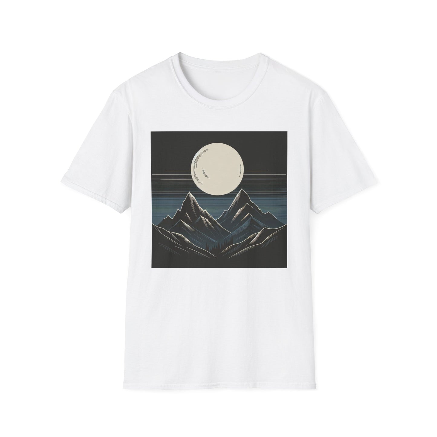 Moon Unisex Soft-style T-Shirt (B & J Collections)