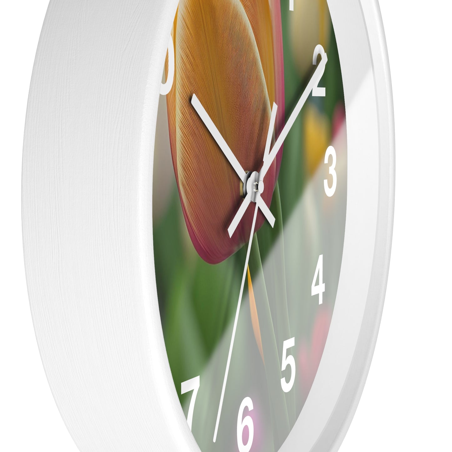 Orange Tulip Wall Clock (SP Photography Collection)
