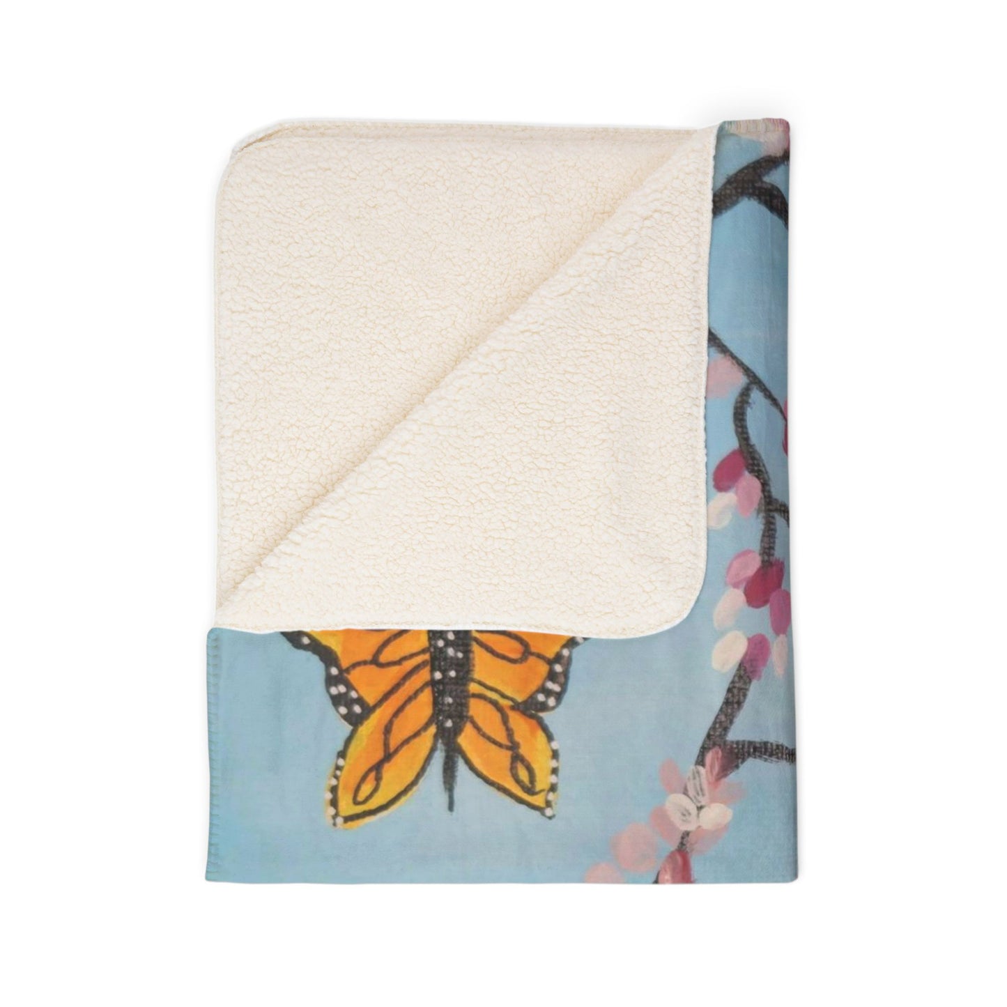 Monarchs Play Fleece Sherpa Blanket (Brookson Collection)