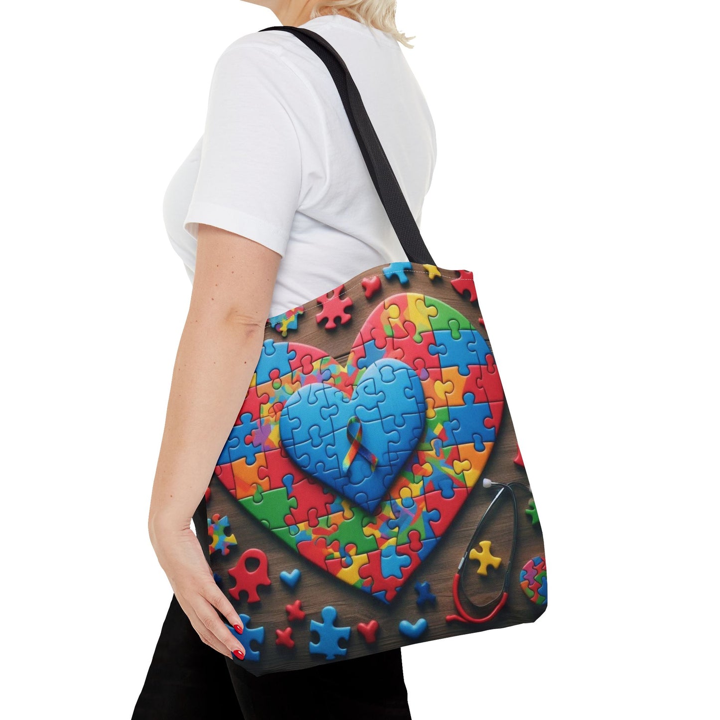 Autism Tote Bag (aiB & J Collections) BLUE
