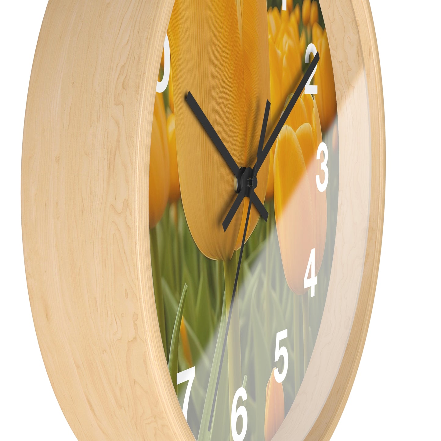 Yellow Tulip Wall Clock (SP Photography Collection)
