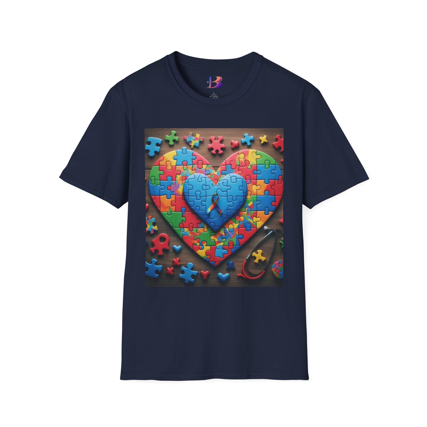 Autism Unisex Softstyle T-Shirt (aiB & J Collections)(MULTIPLE COLORS)