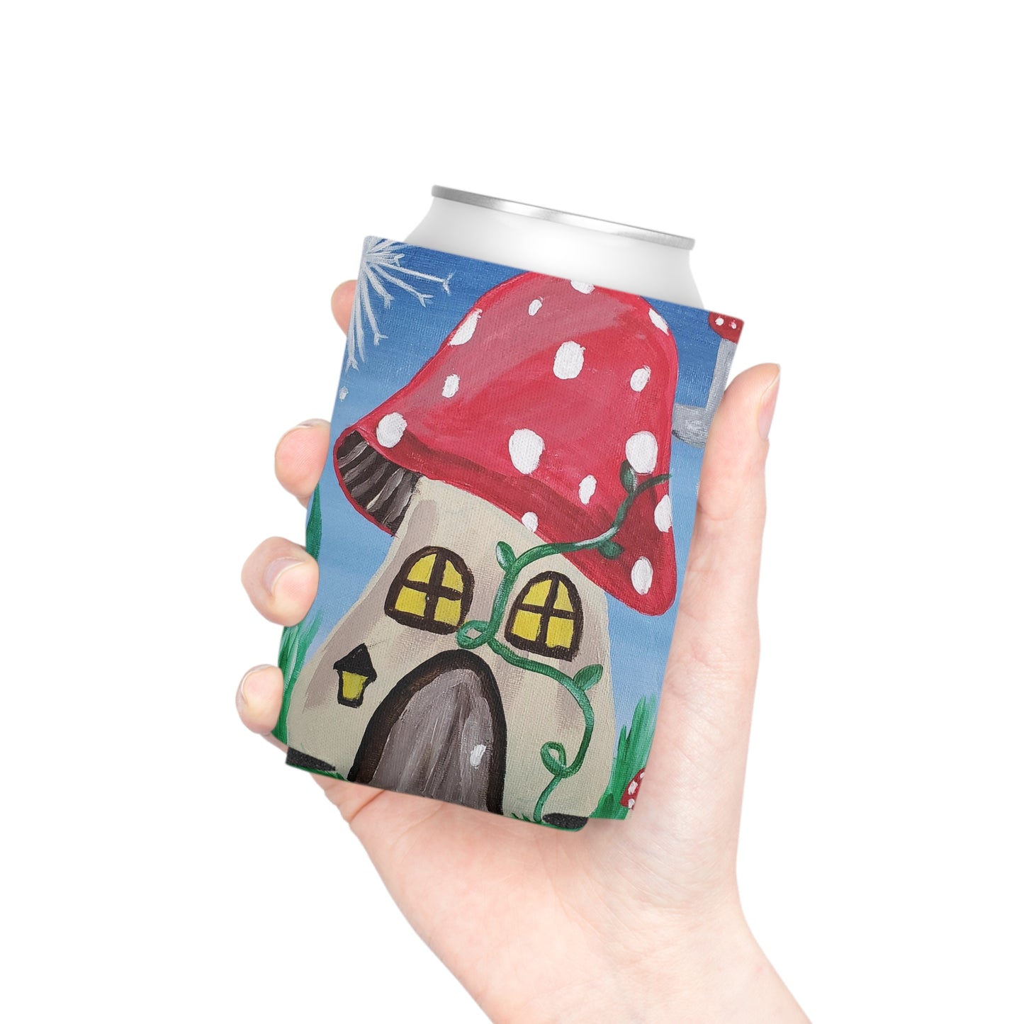 Fairy House Regular Can Cooler Sleeve (Brookson Collection) BLUE