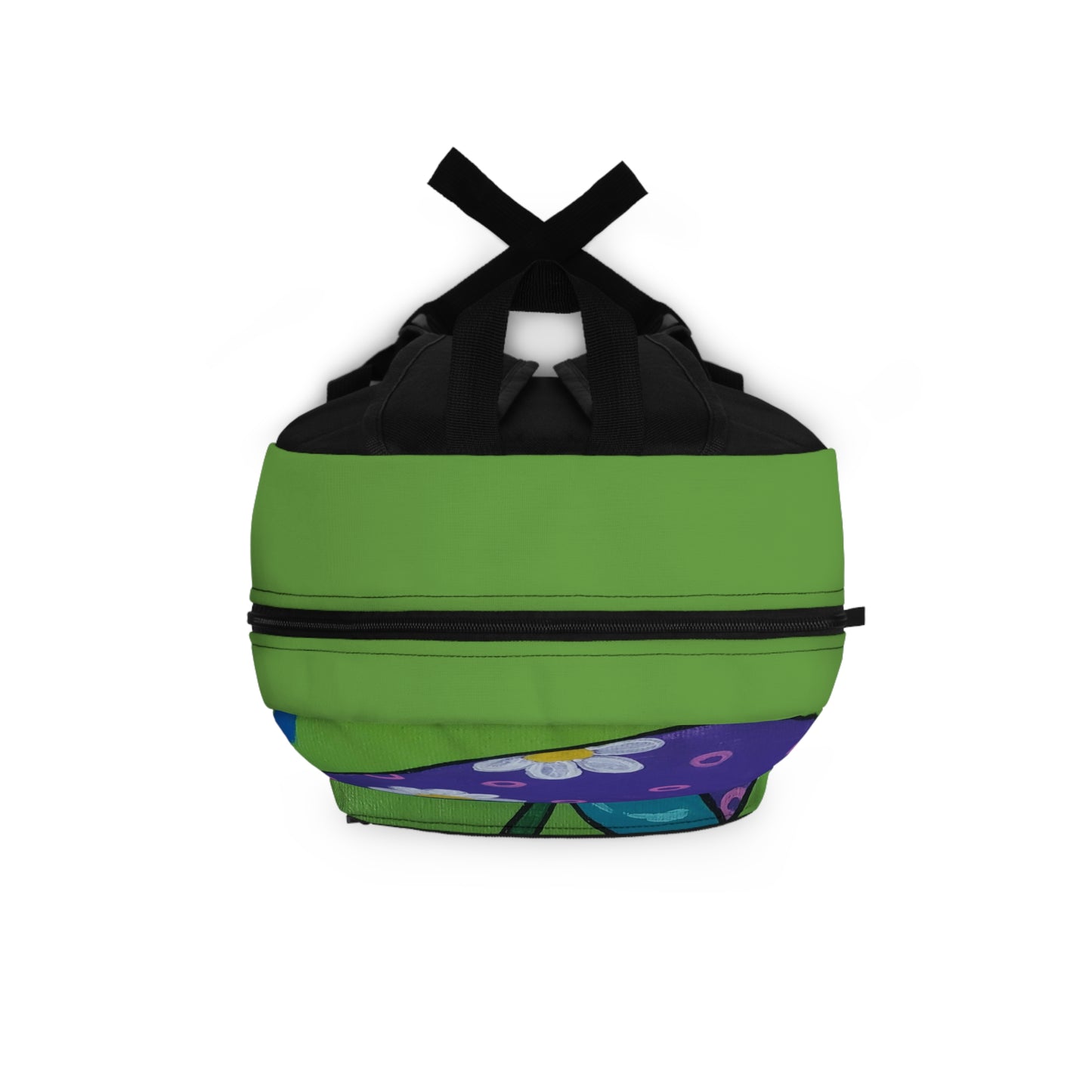 Marguerite Mushroom Backpack (Peculiar Paintings Collection) GREEN