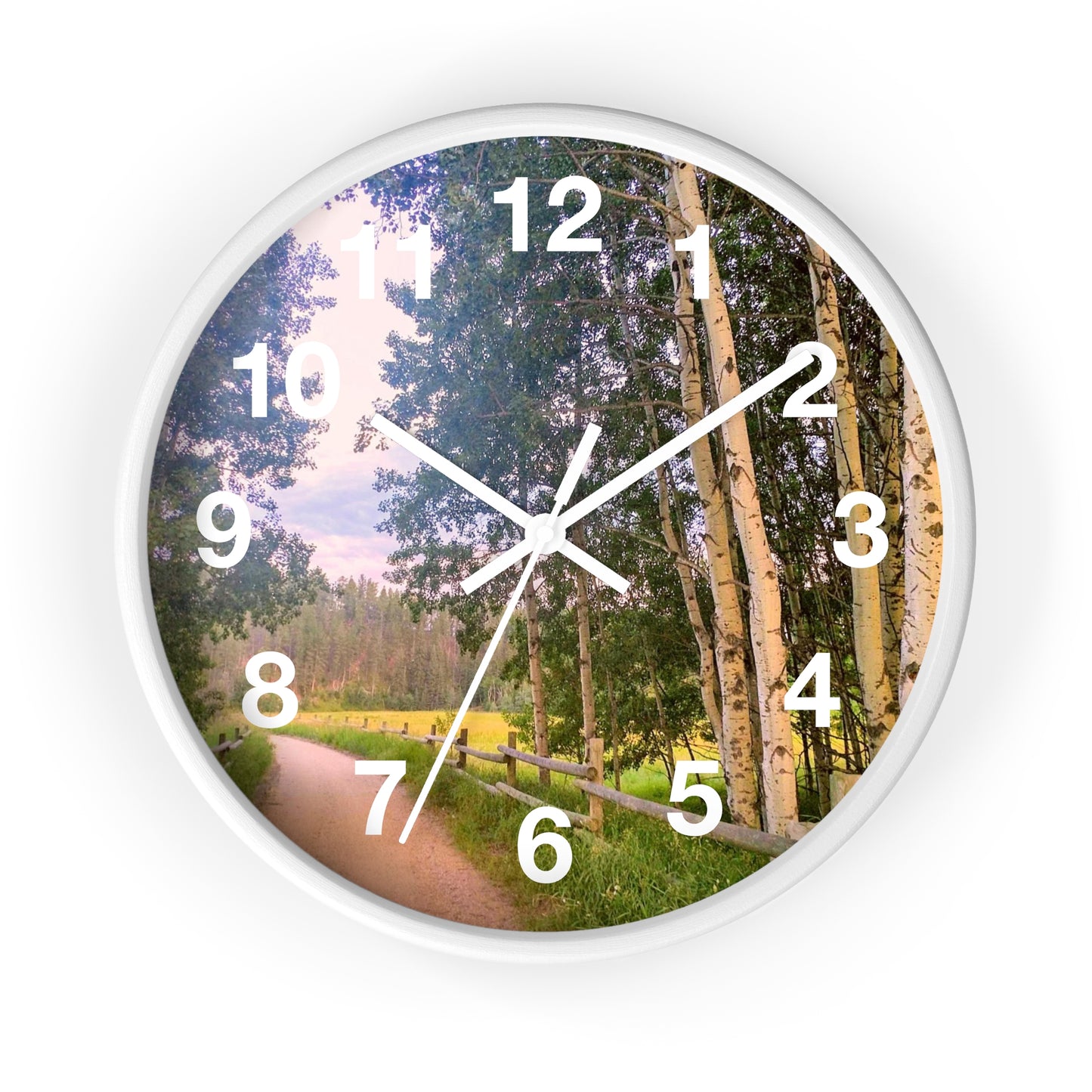 Country Road Wall Clock (SP Photography Collection)