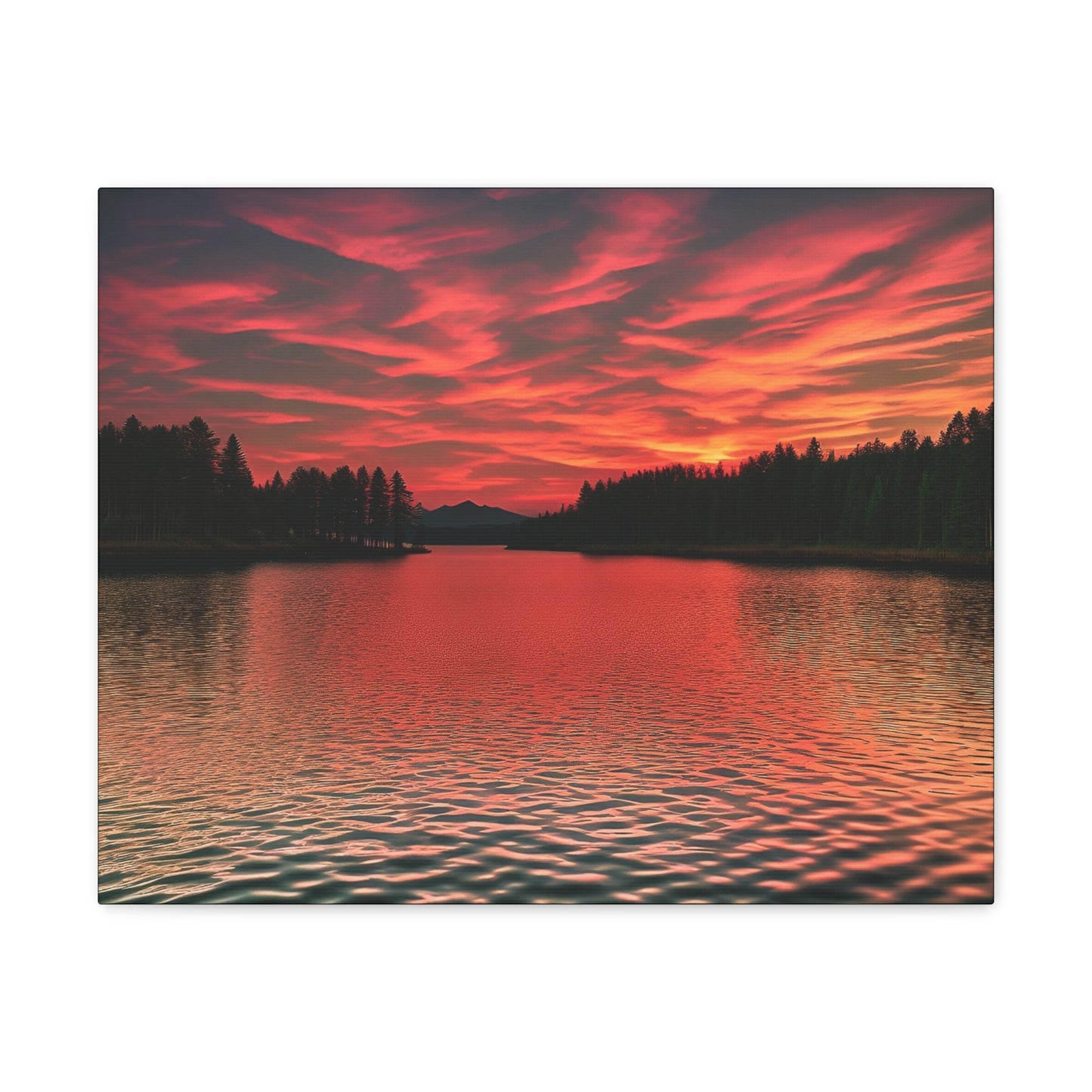 Red Sunset Wrap Canvas (SP Photography Collection)