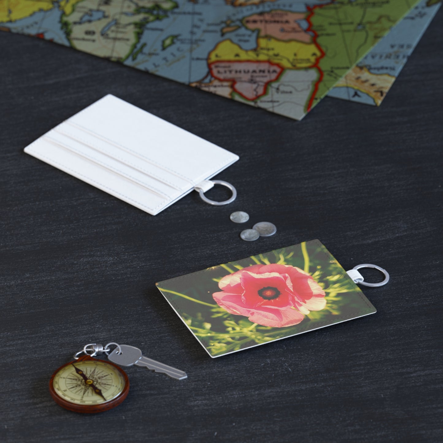 Pink Leather Card Holder (Enchanted Exposures By Tammy Lyne)