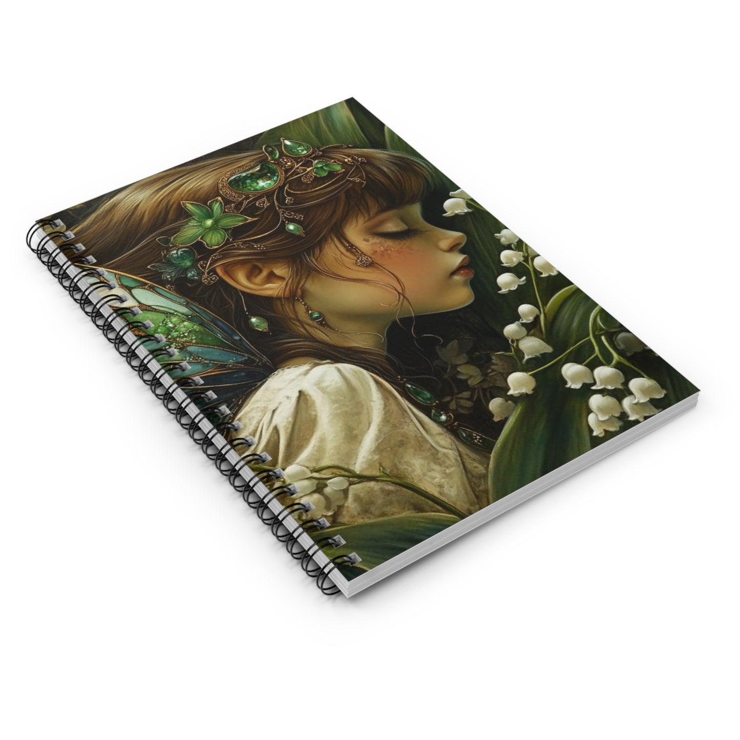 Lily Fairy Spiral Notebook - Ruled Line (aiB & J Collections)