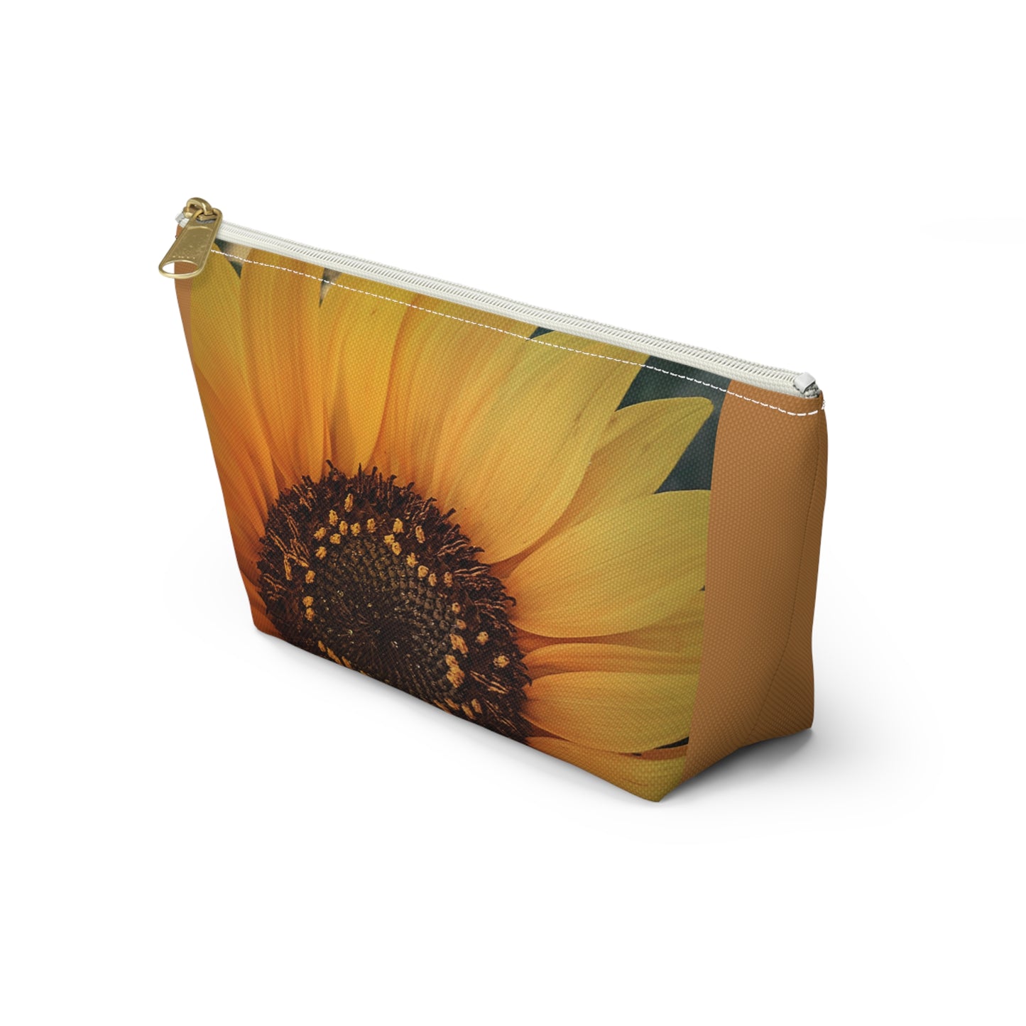 Sun Ray Sunflower Pouch w T-bottom (SP Photography Collection) BROWN