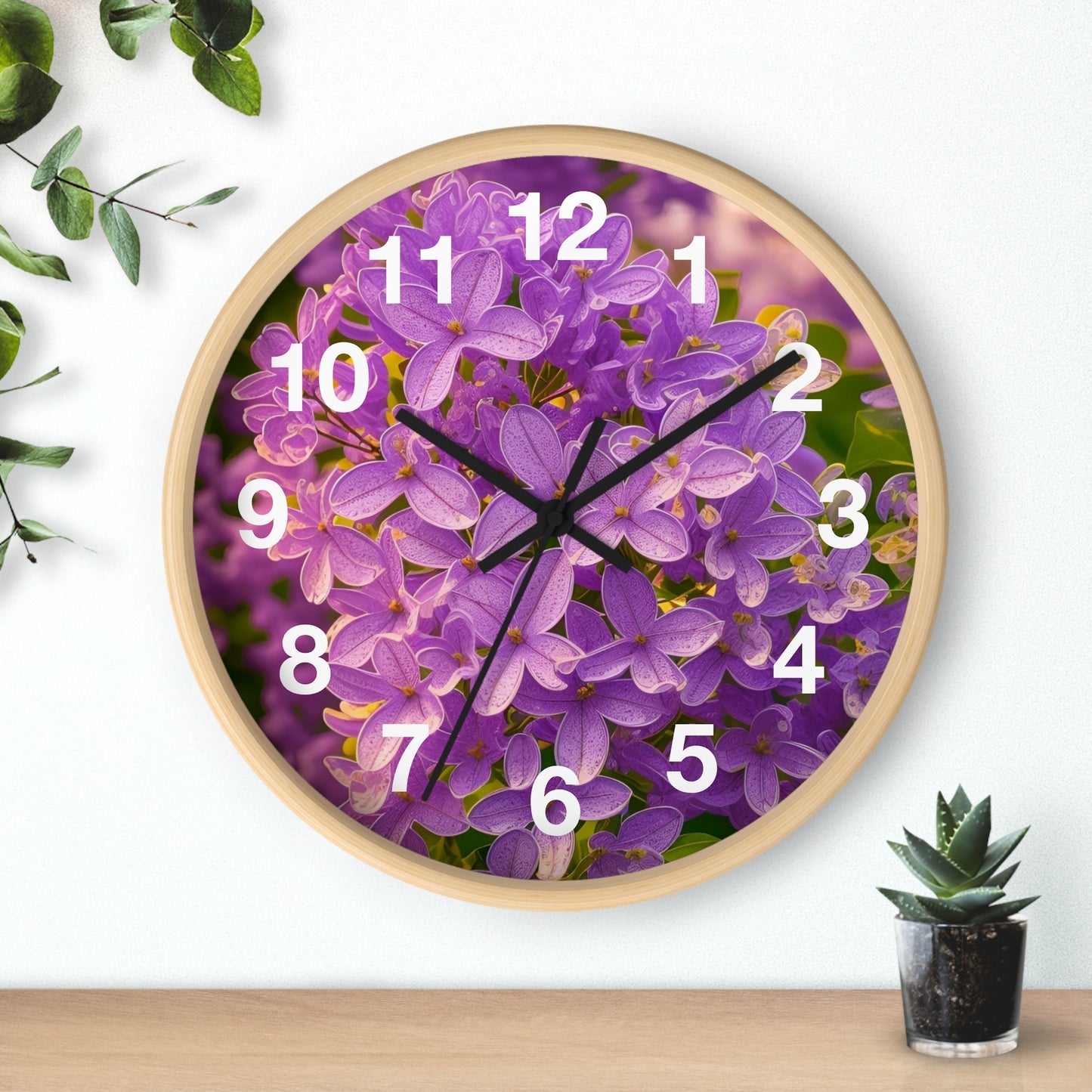 Purple Lilac Clock (SP Photography Collection)