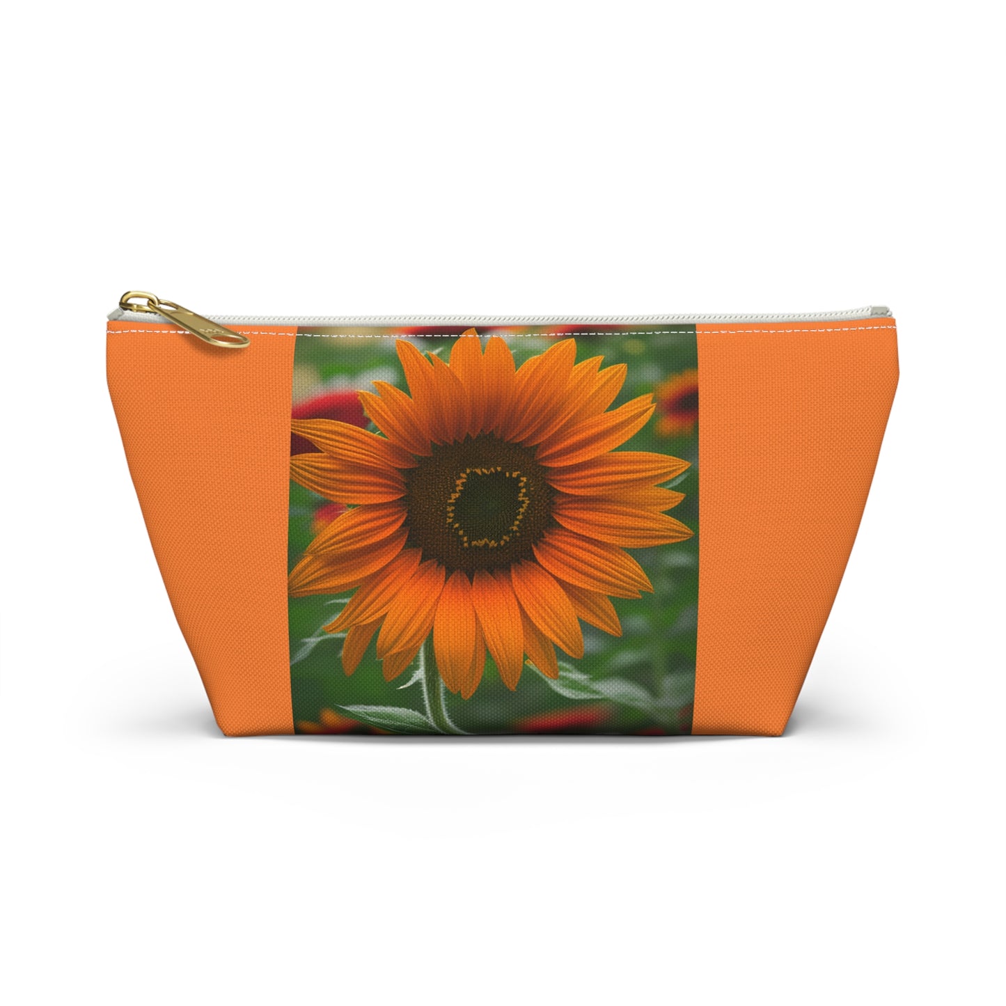 Orange Sunflower Pouch w T-bottom (SP Photography Collection) ORANGE