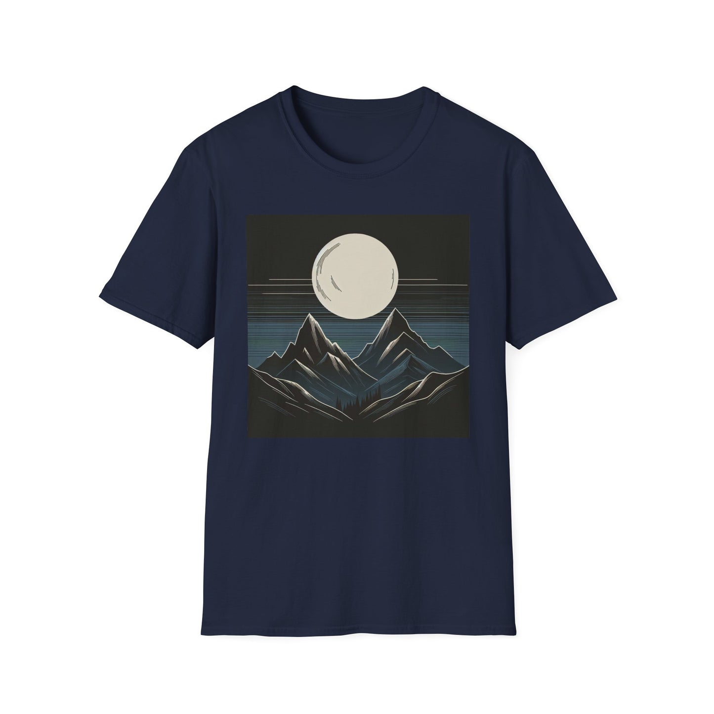 Moon Unisex Soft-style T-Shirt (B & J Collections)