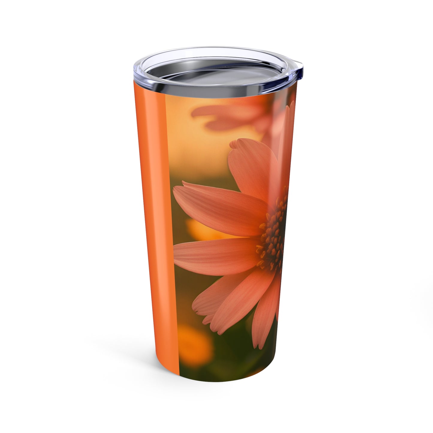 Peach Daisy Tumbler 20oz (SP Photography Collection)