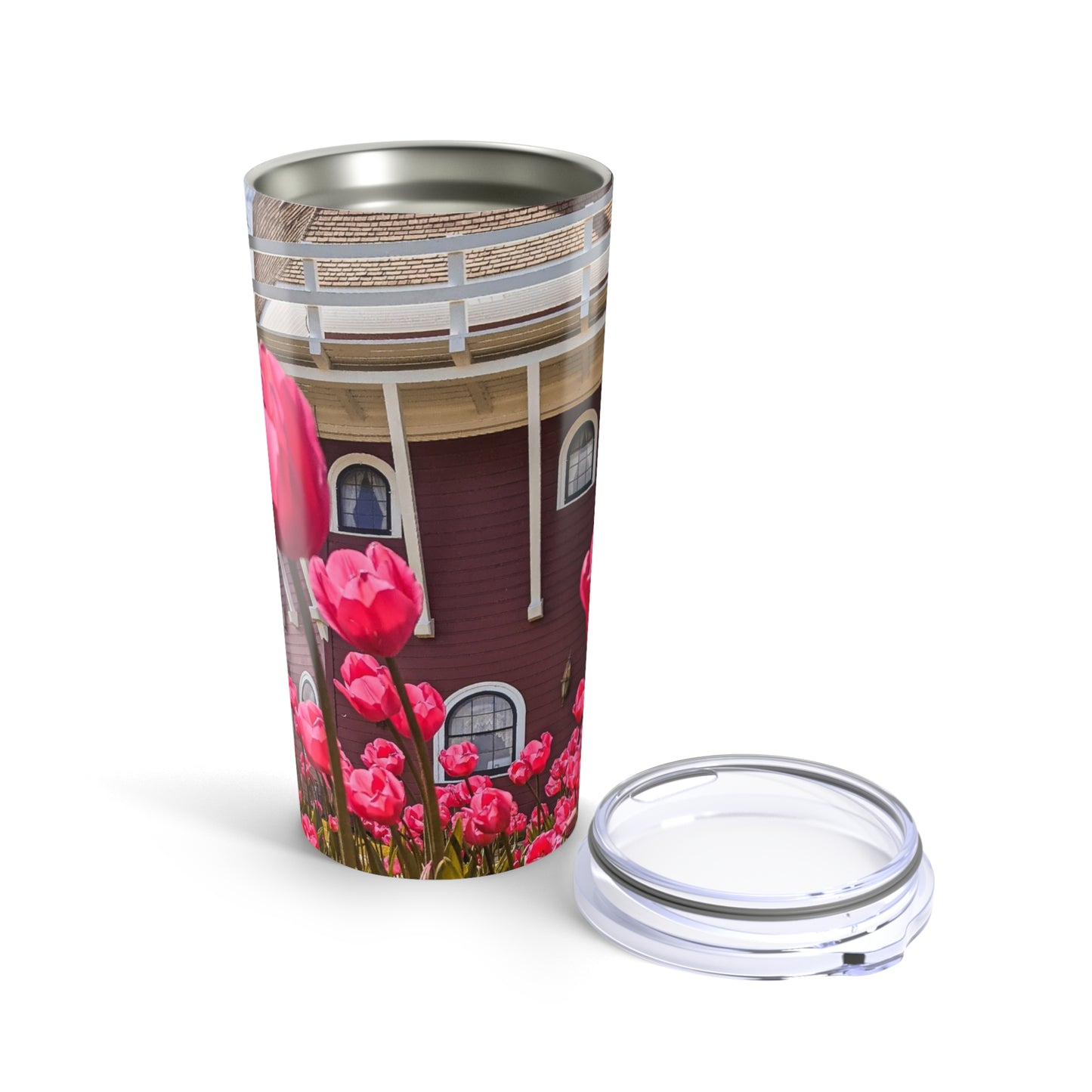 Windmill Pink Tulips Tumbler 20oz (SP Photography Collection)
