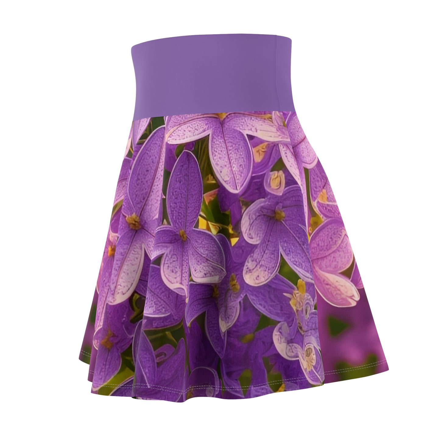 Purple Lilac Women's Skater Skirt (SP Photography Collection)