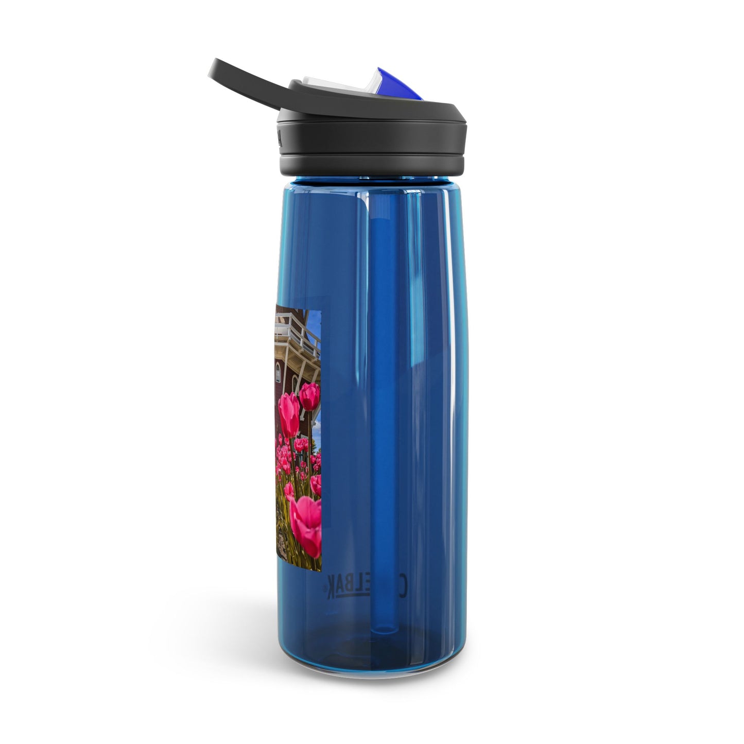 Windmill Pink Tulip CamelBak Eddy® Water Bottle, 25oz (SP Photography Collection)