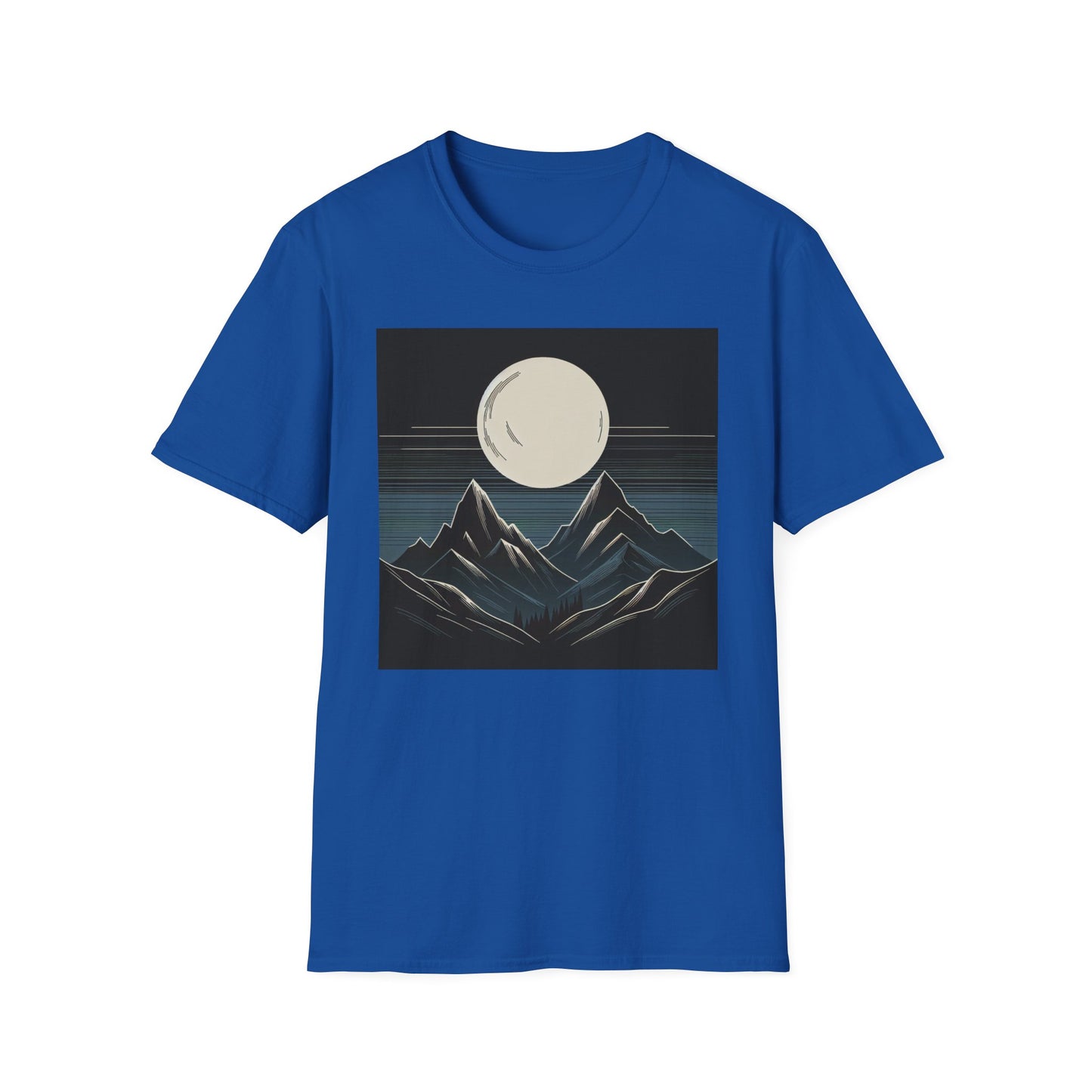Moon Unisex Soft-style T-Shirt (B & J Collections)