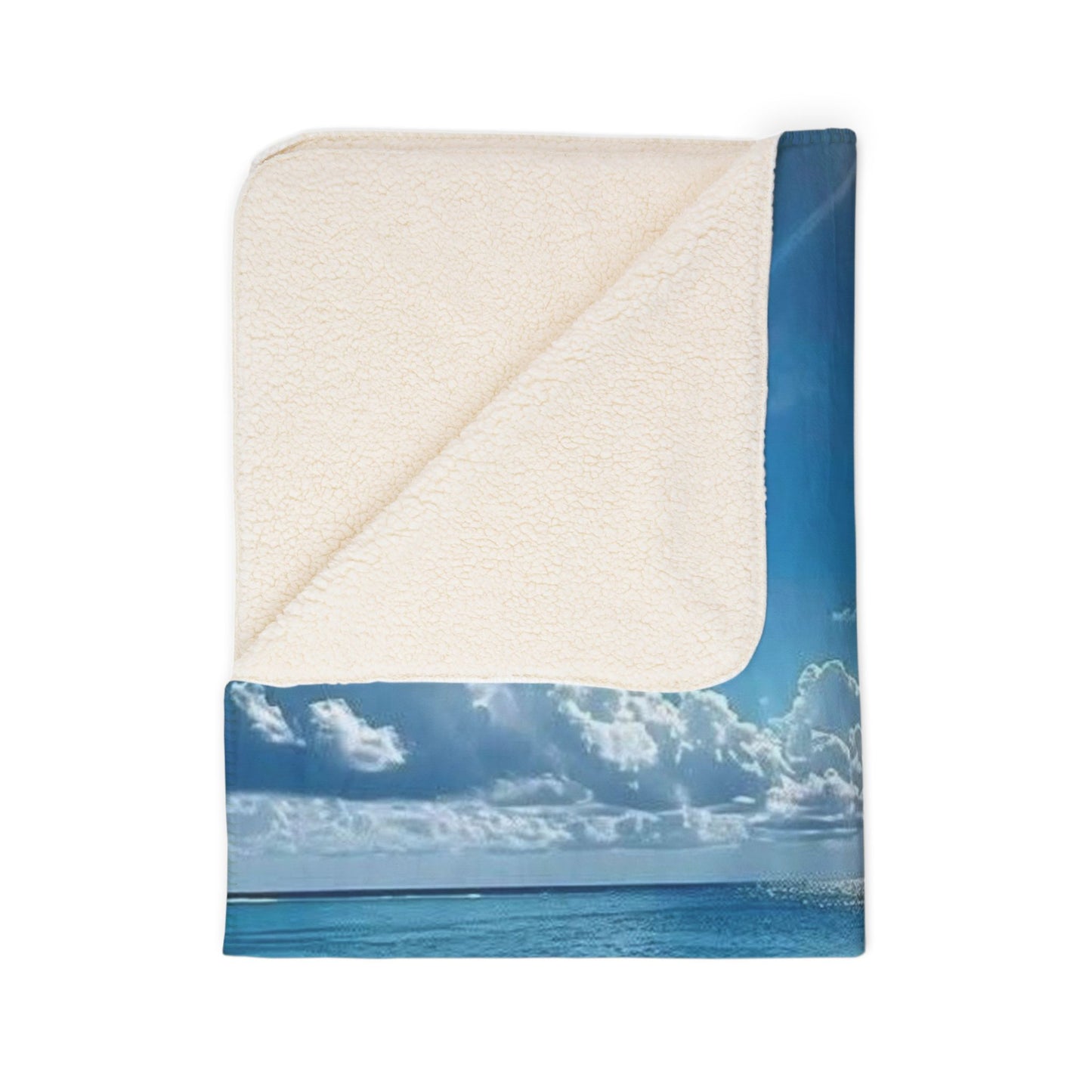 Salty Air Fleece Sherpa Blanket (ai B & J Collections)