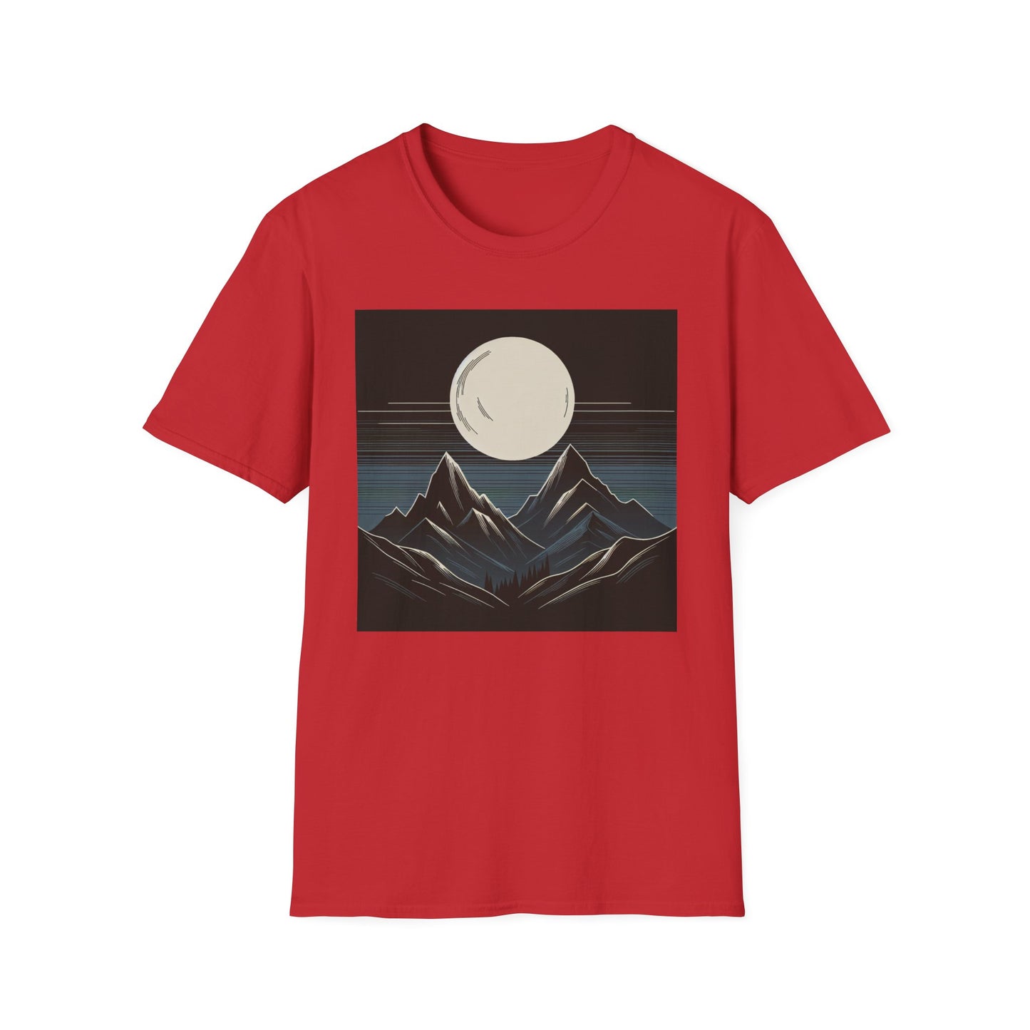Moon Unisex Soft-style T-Shirt (B & J Collections)