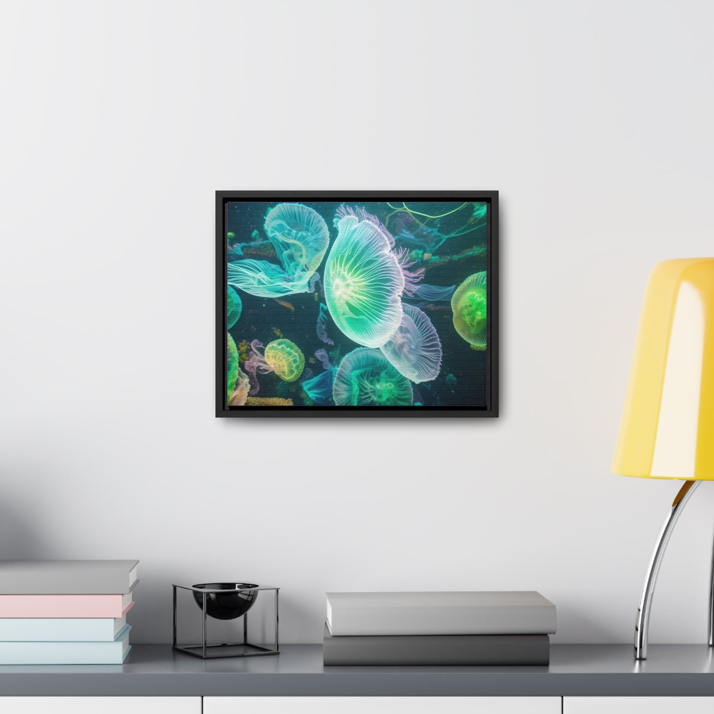 Jellyfish Canvas, Horizontal Frame (SP Photography Collection)