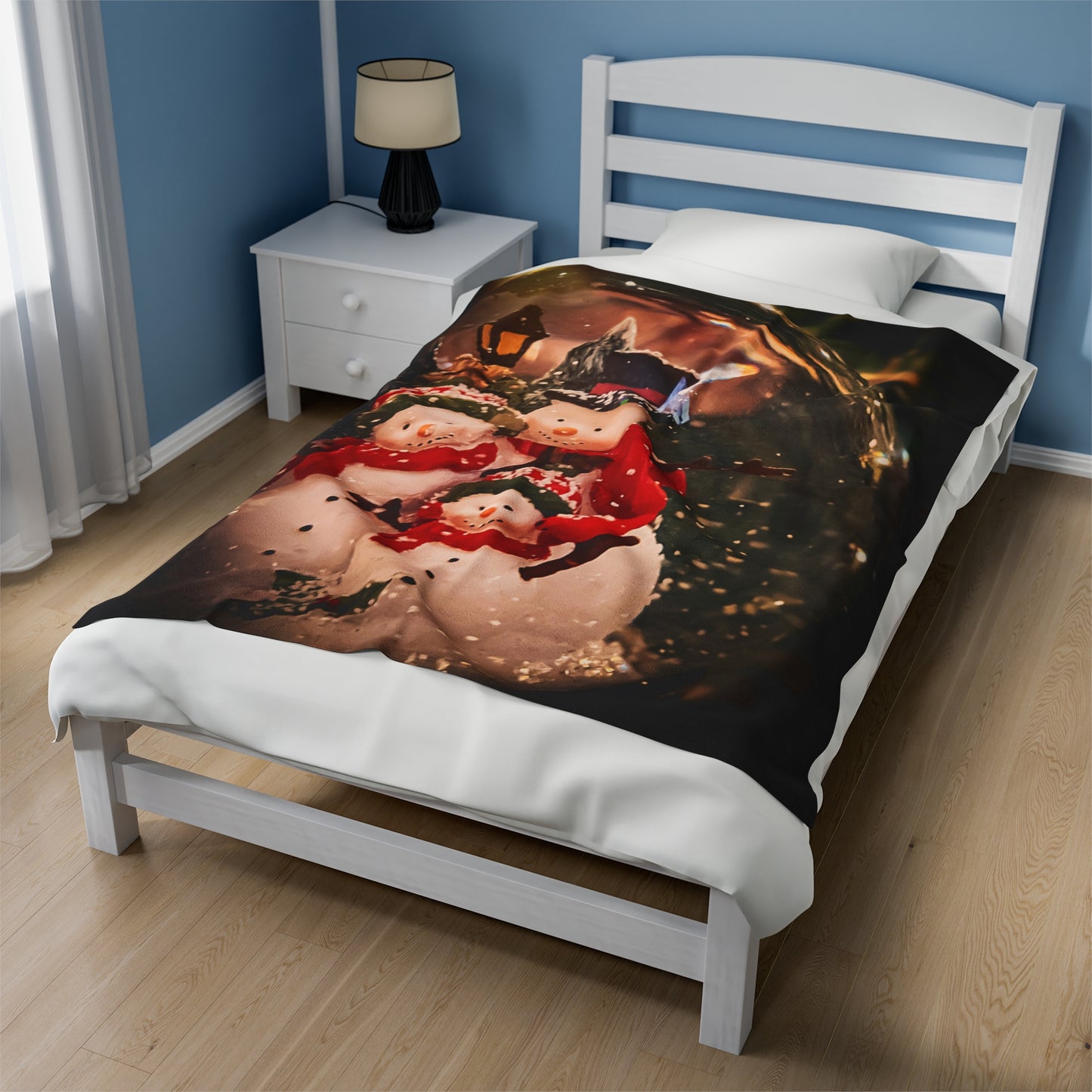 Snow Globe Velveteen Plush Blanket (SP Photography Collection)