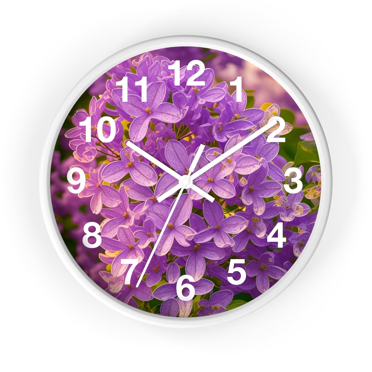 Purple Lilac Clock (SP Photography Collection)