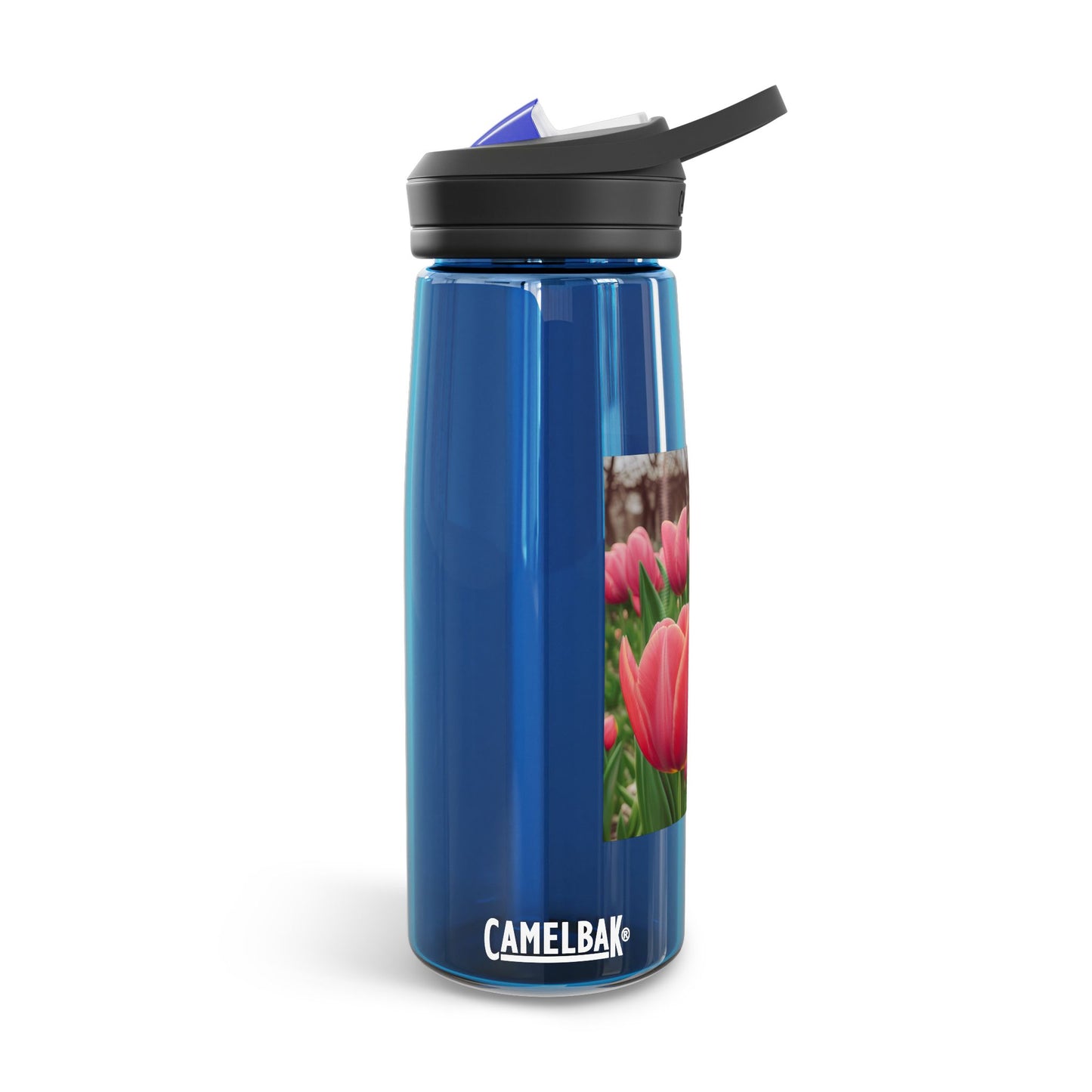 Pink Tulip CamelBak Eddy® Water Bottle, 25oz (SP Photography Collection)