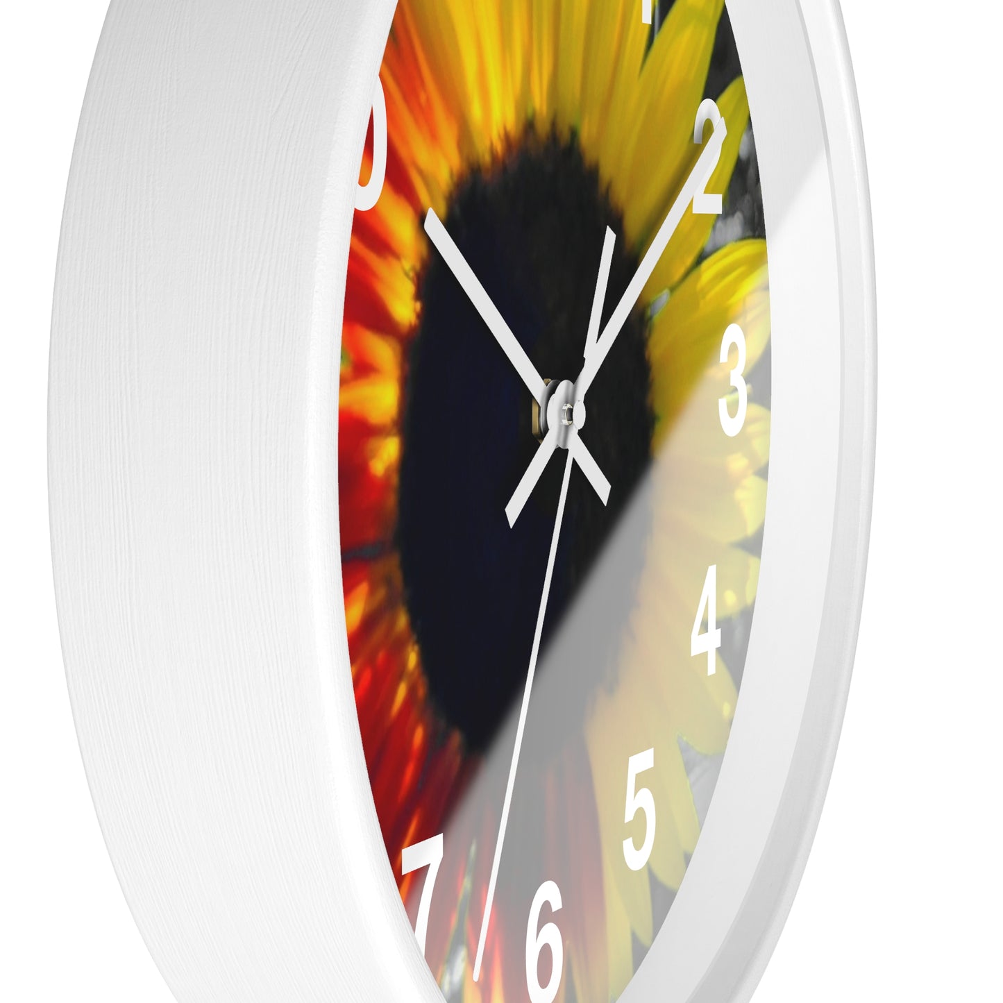 Mixed Sunflower Wall Clock (Enchanted Exposures By Tammy Lyne)