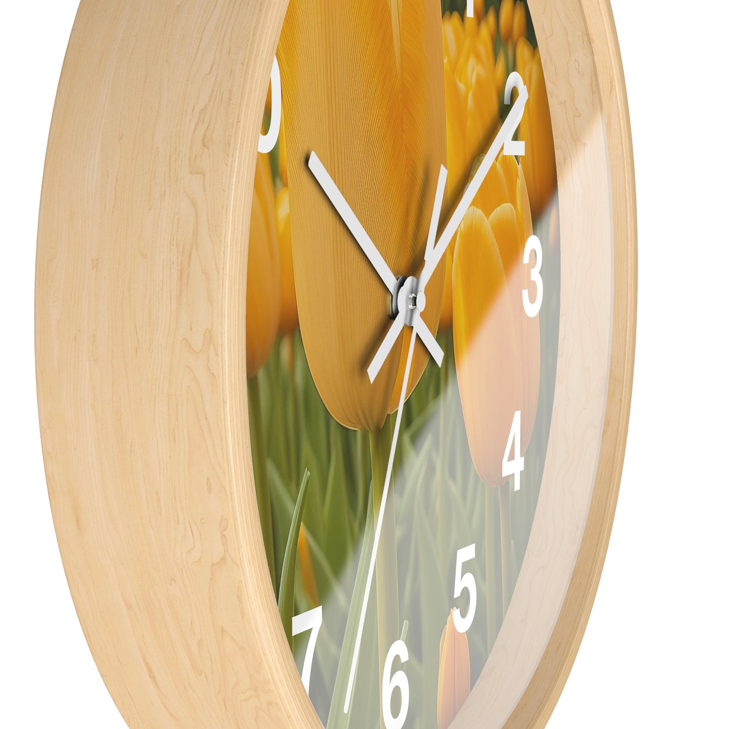 Yellow Tulip Wall Clock (SP Photography Collection)