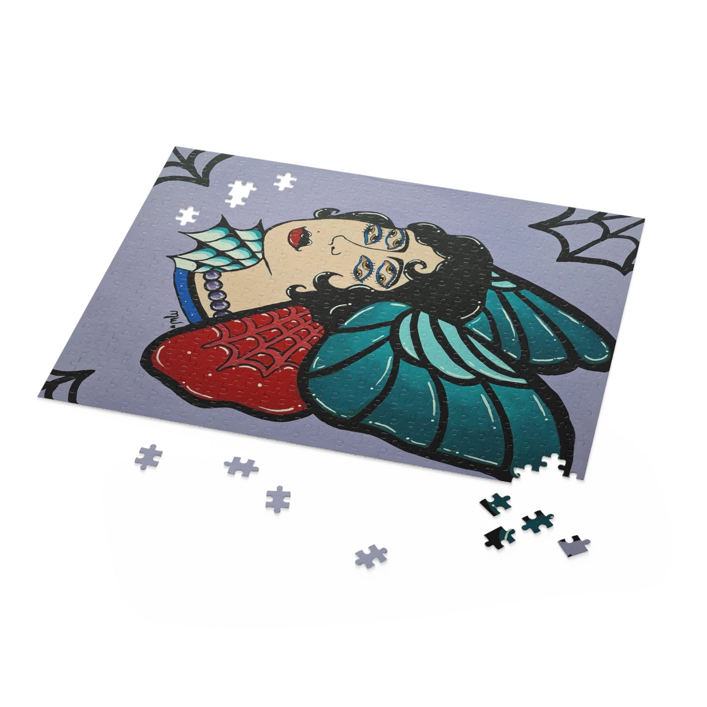 Lady Flutter Puzzle( Peculiar Paintings Collection) (120, 252, 500-Piece)