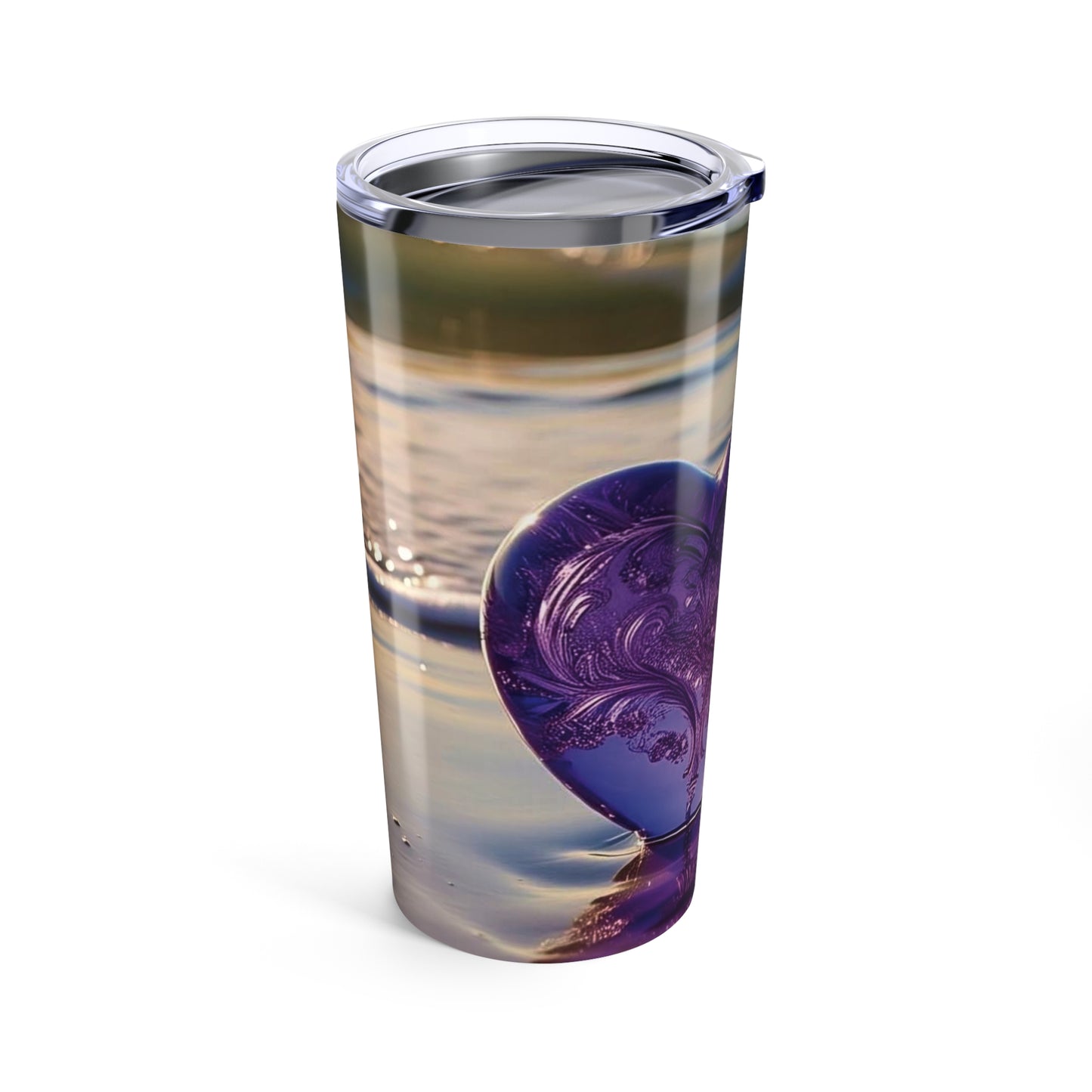 Heart & Rose Tumbler 20oz (aiB & J Collections)