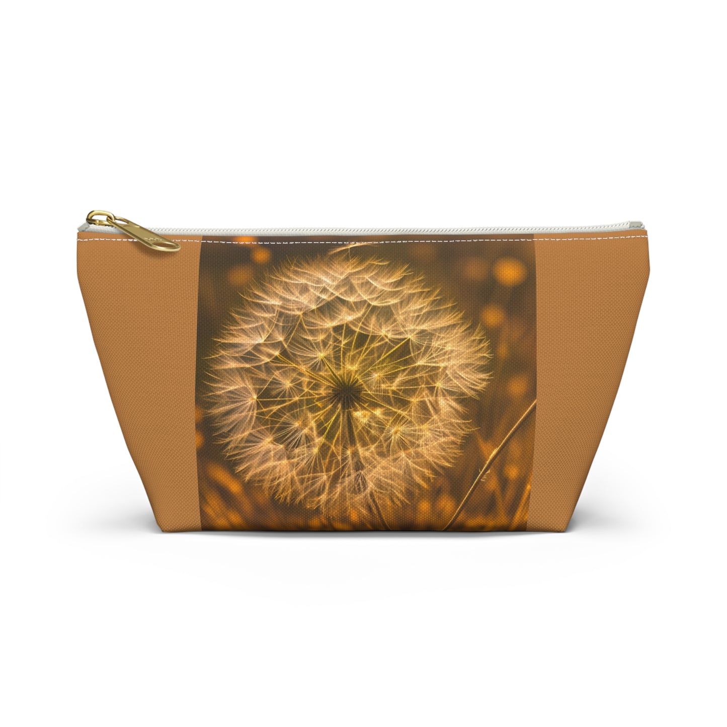 Make a wish Pouch w T-bottom (SP Photography Collection) BROWN