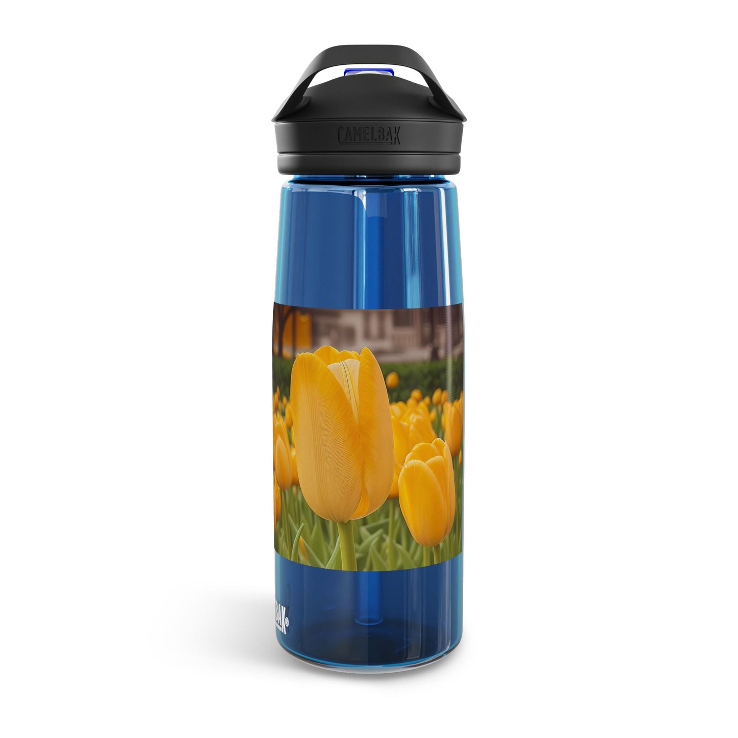 Yellow Tulip CamelBak Eddy® Water Bottle, 25oz (SP Photography Collection)