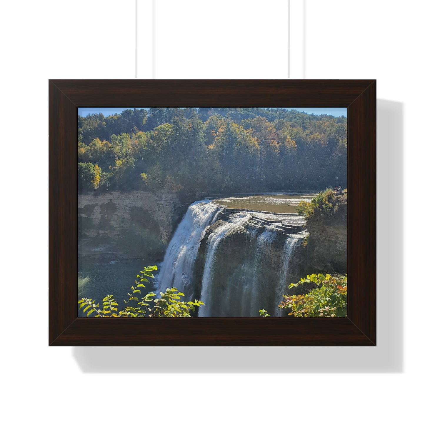 Waterfall Framed Horizontal Poster (B & J Collections)